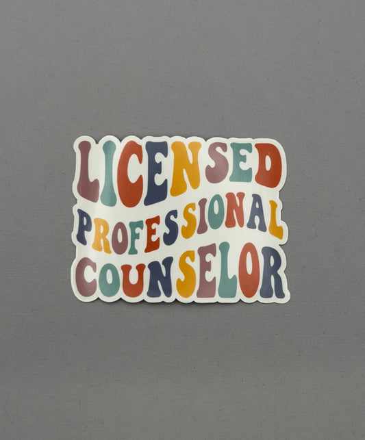 Licensed Professional Counselor Sticker