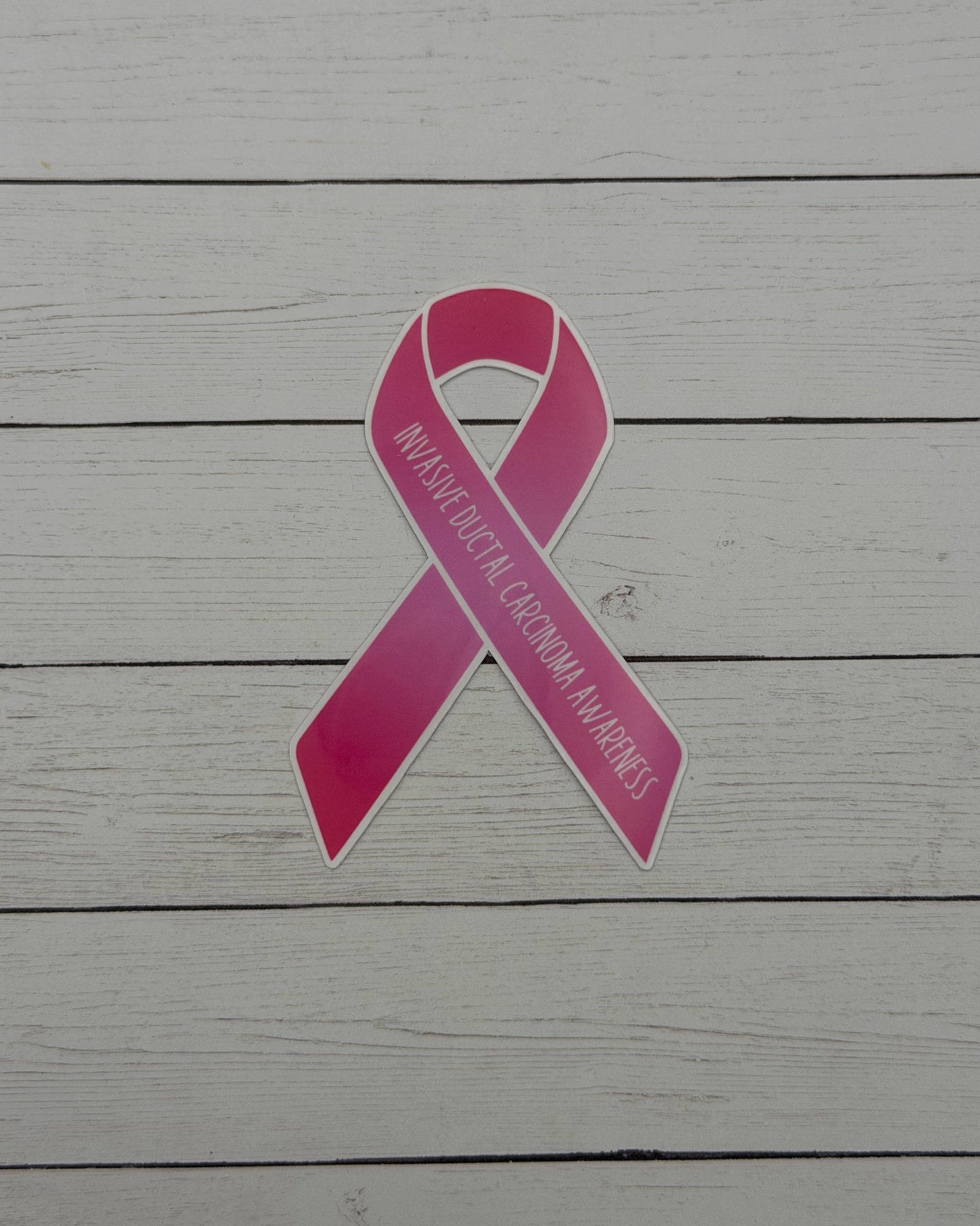 Invasive Ductal Carcinoma (IDC) Awareness Ribbon Sticker or Magnet
