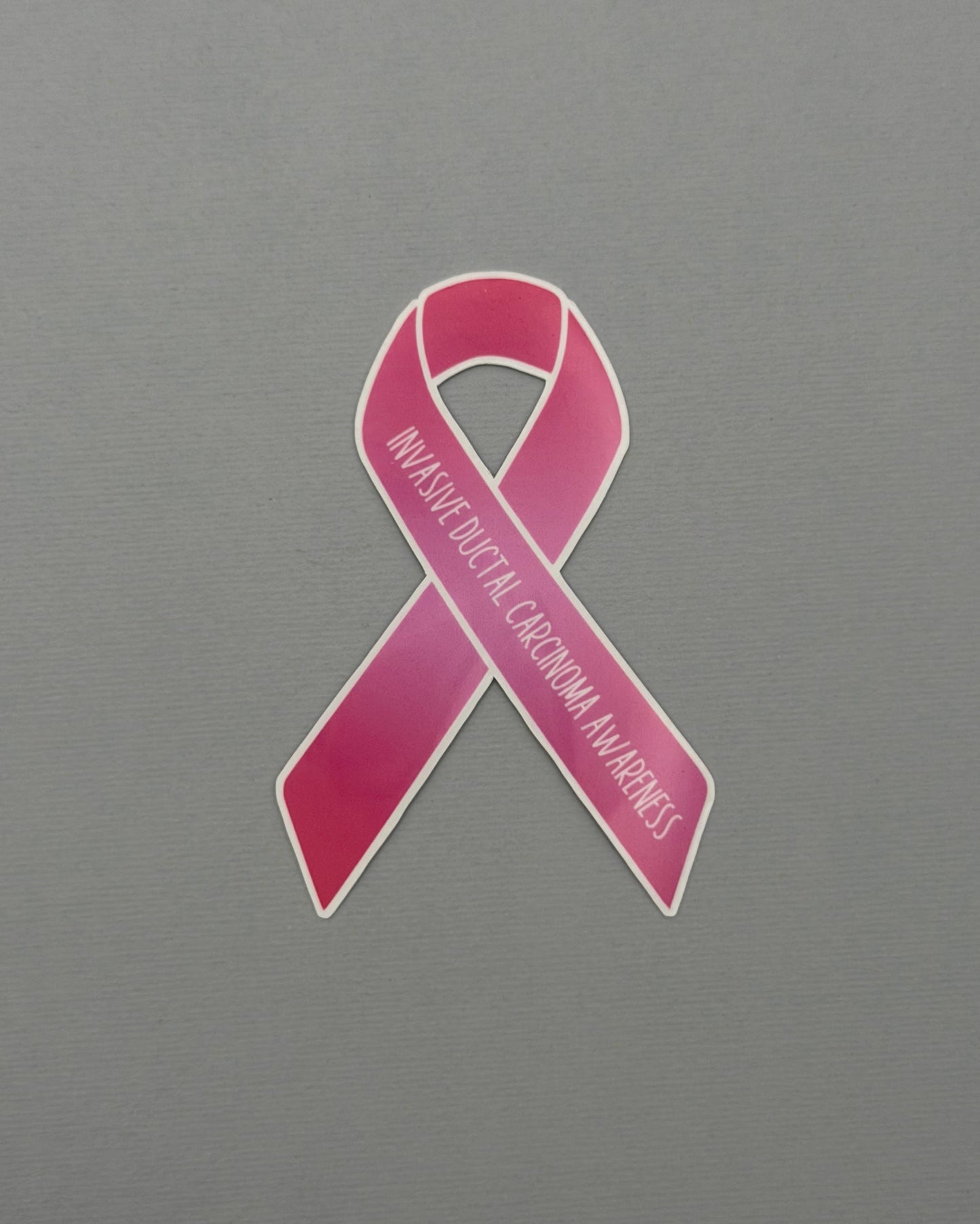 Invasive Ductal Carcinoma (IDC) Awareness Ribbon Sticker or Magnet