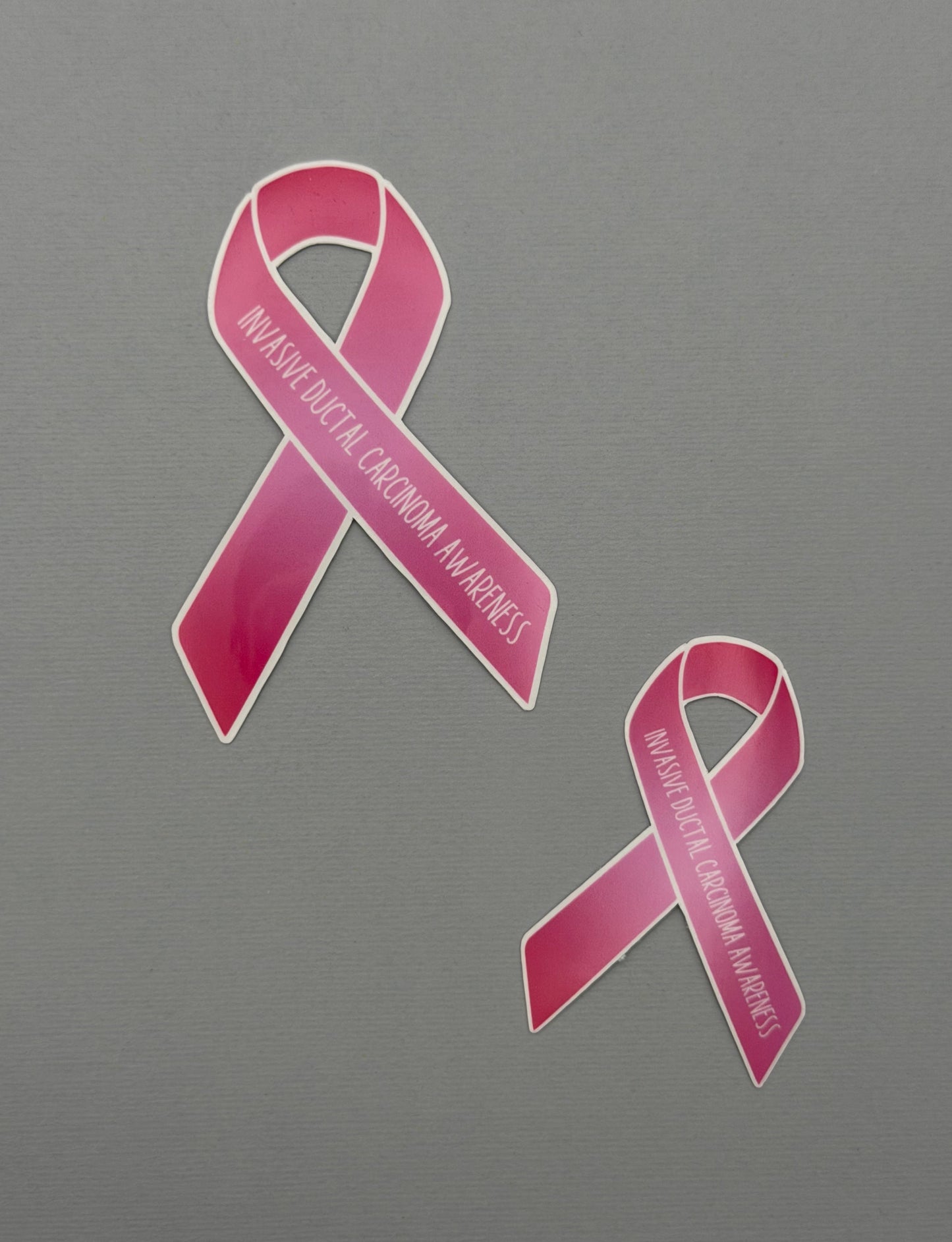 Invasive Ductal Carcinoma (IDC) Awareness Ribbon Sticker or Magnet