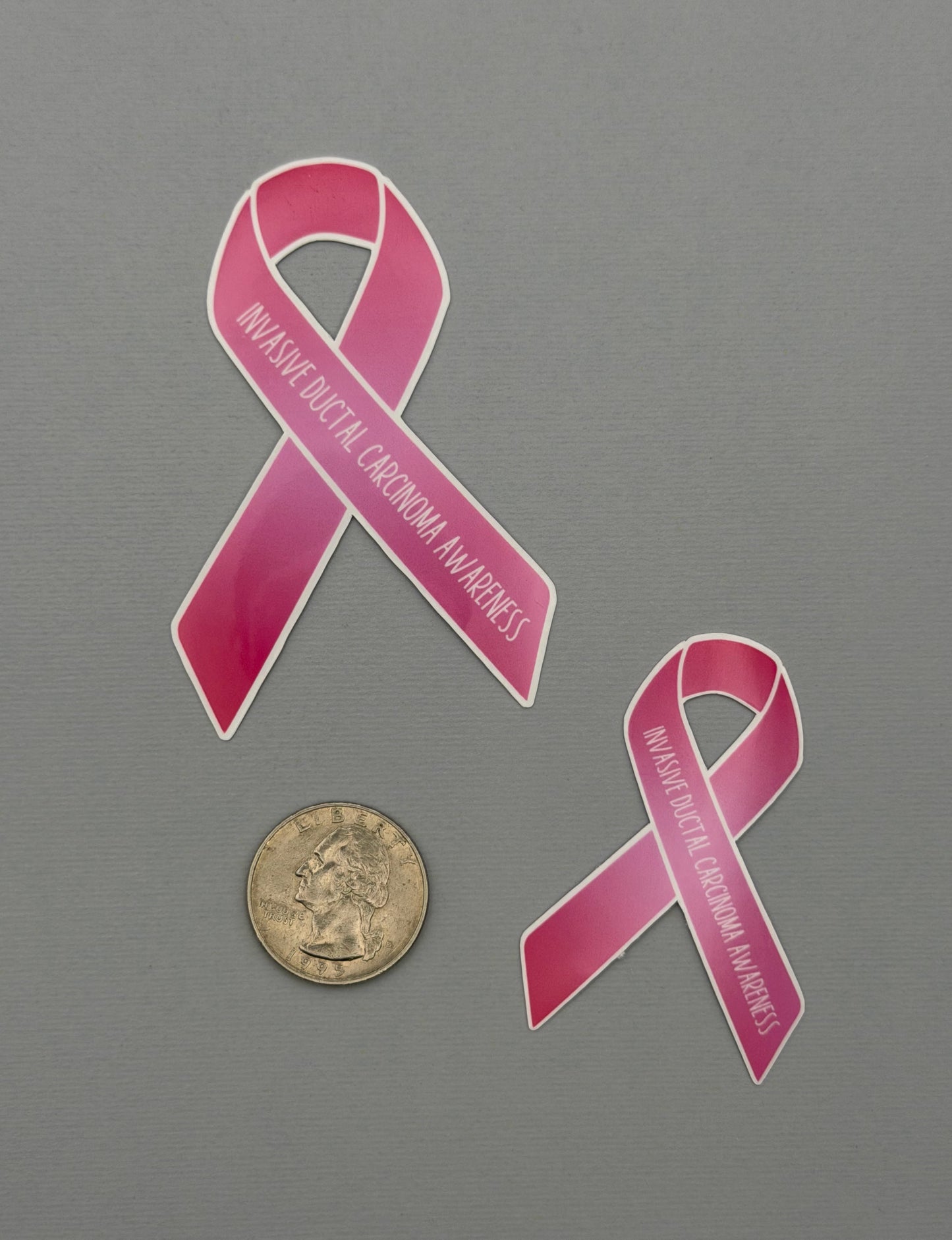 Invasive Ductal Carcinoma (IDC) Awareness Ribbon Sticker or Magnet