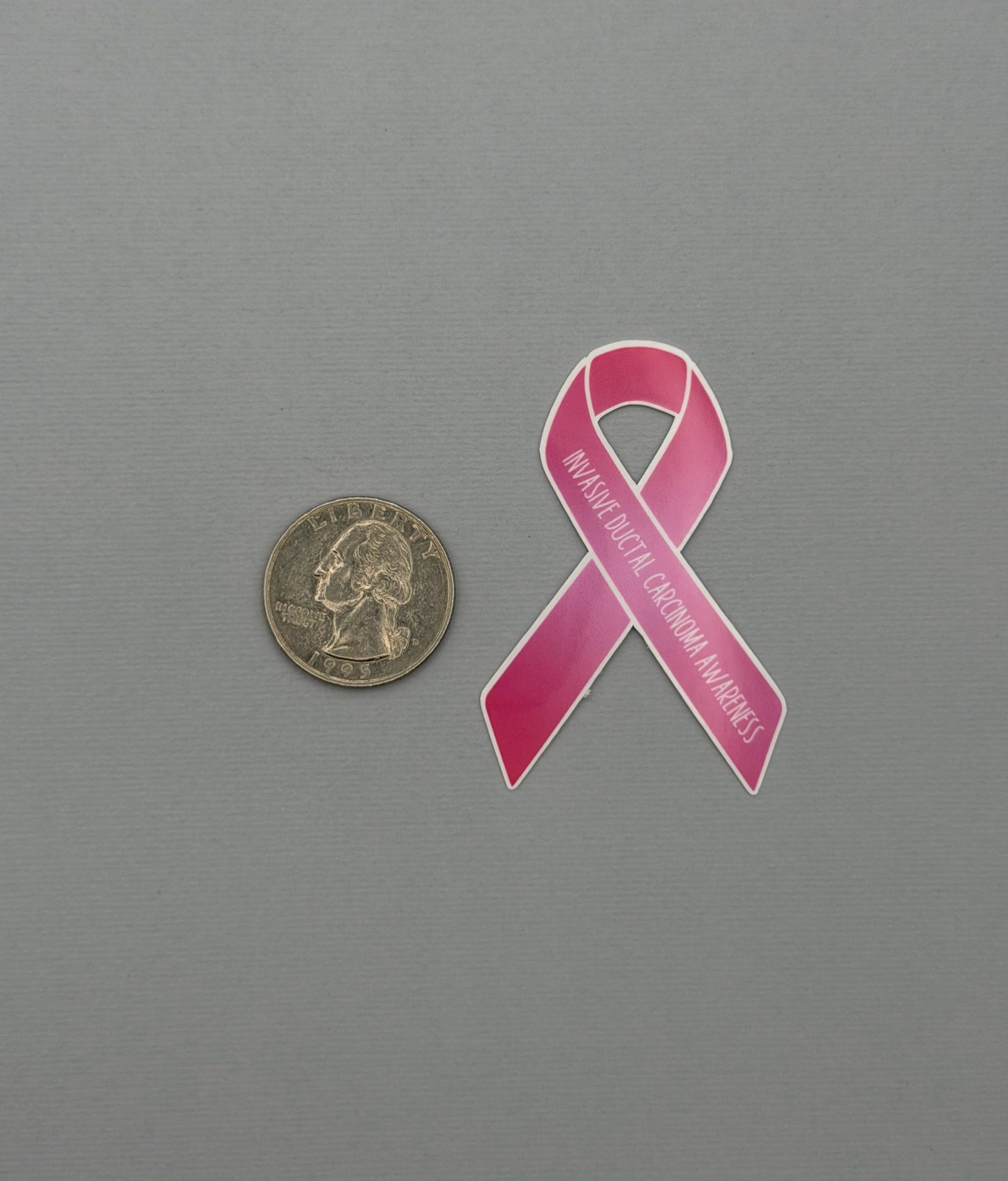Invasive Ductal Carcinoma (IDC) Awareness Ribbon Sticker or Magnet