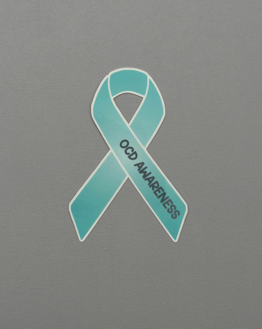 OCD Awareness Ribbon Sticker or Magnet | Obsessive-Compulsive Disorder