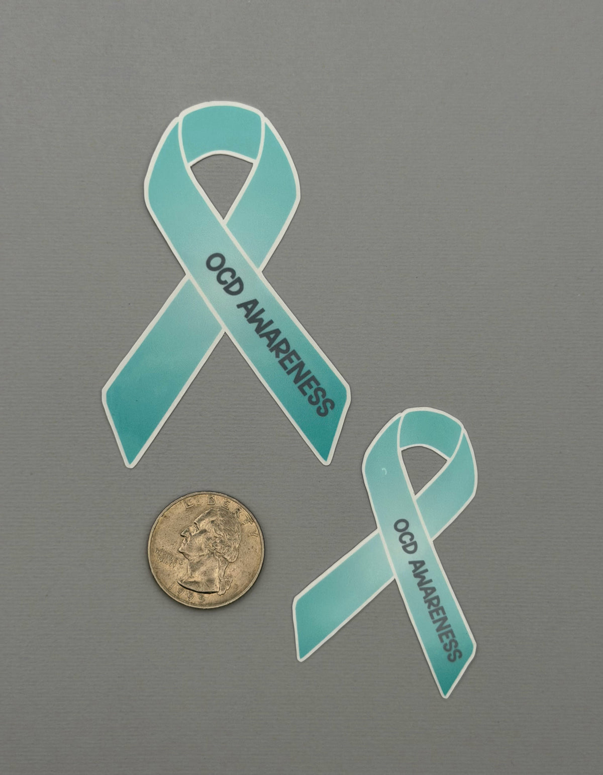 OCD Awareness Ribbon Sticker or Magnet | Obsessive-Compulsive Disorder
