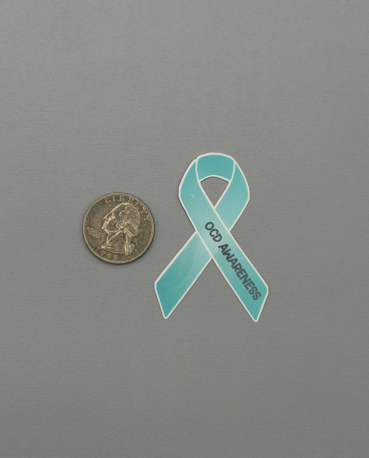 OCD Awareness Ribbon Sticker or Magnet | Obsessive-Compulsive Disorder