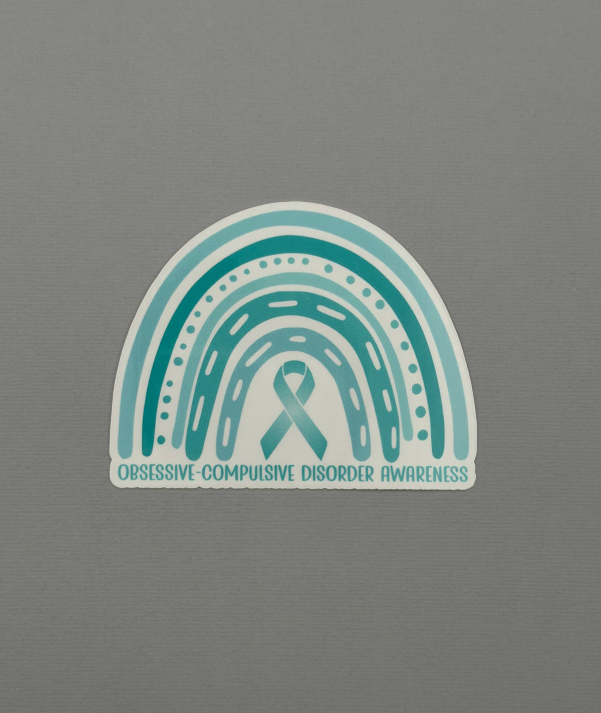 Obsessive-Compulsive Disorder Awareness Rainbow Sticker or Magnet | OCD