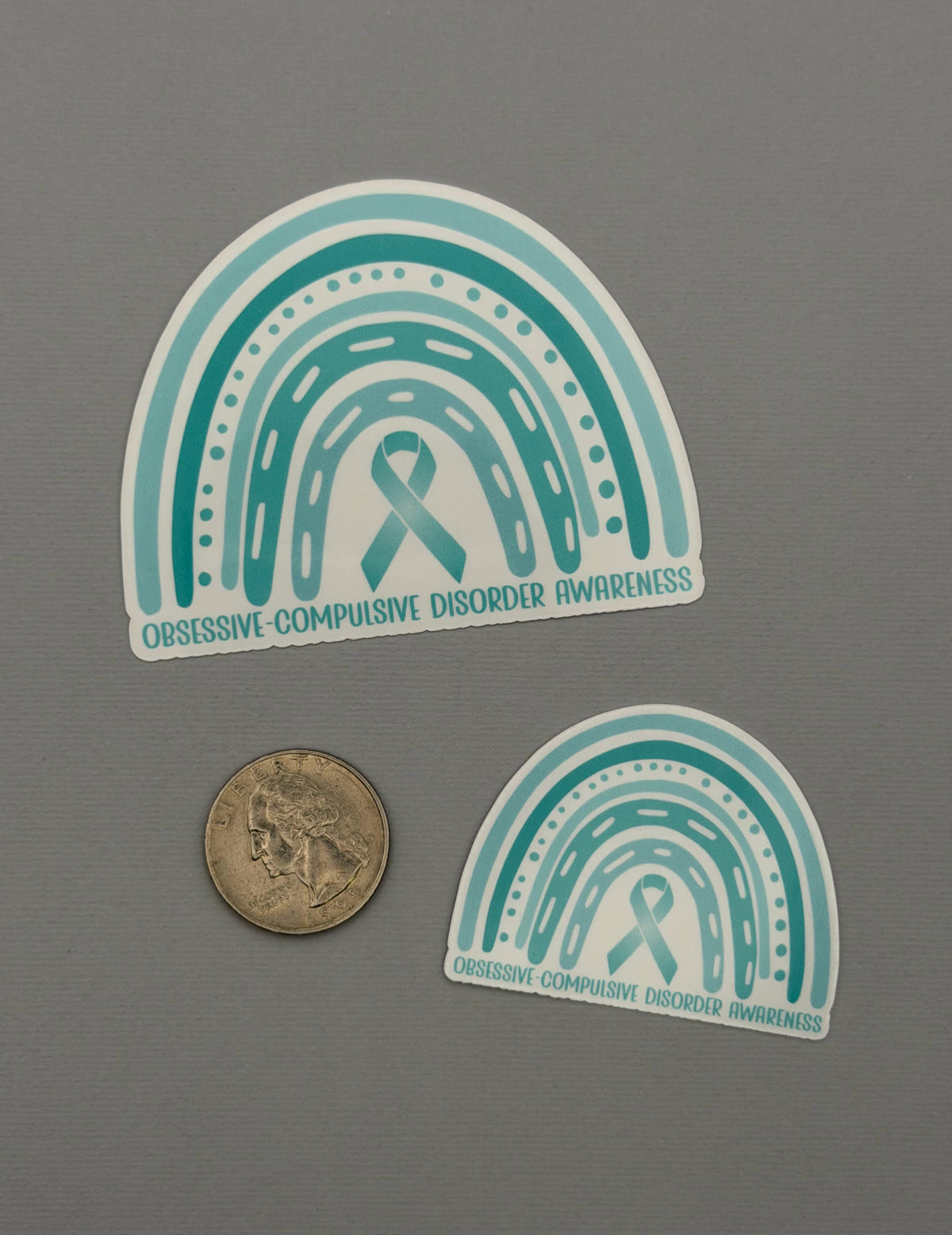 Obsessive-Compulsive Disorder Awareness Rainbow Sticker or Magnet | OCD