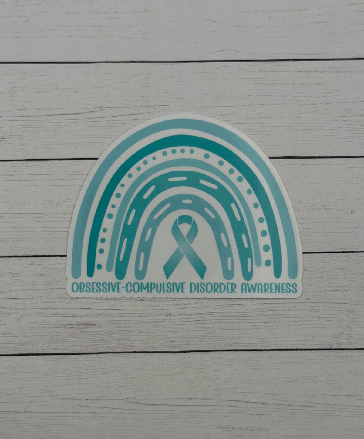 Obsessive-Compulsive Disorder Awareness Rainbow Sticker or Magnet | OCD