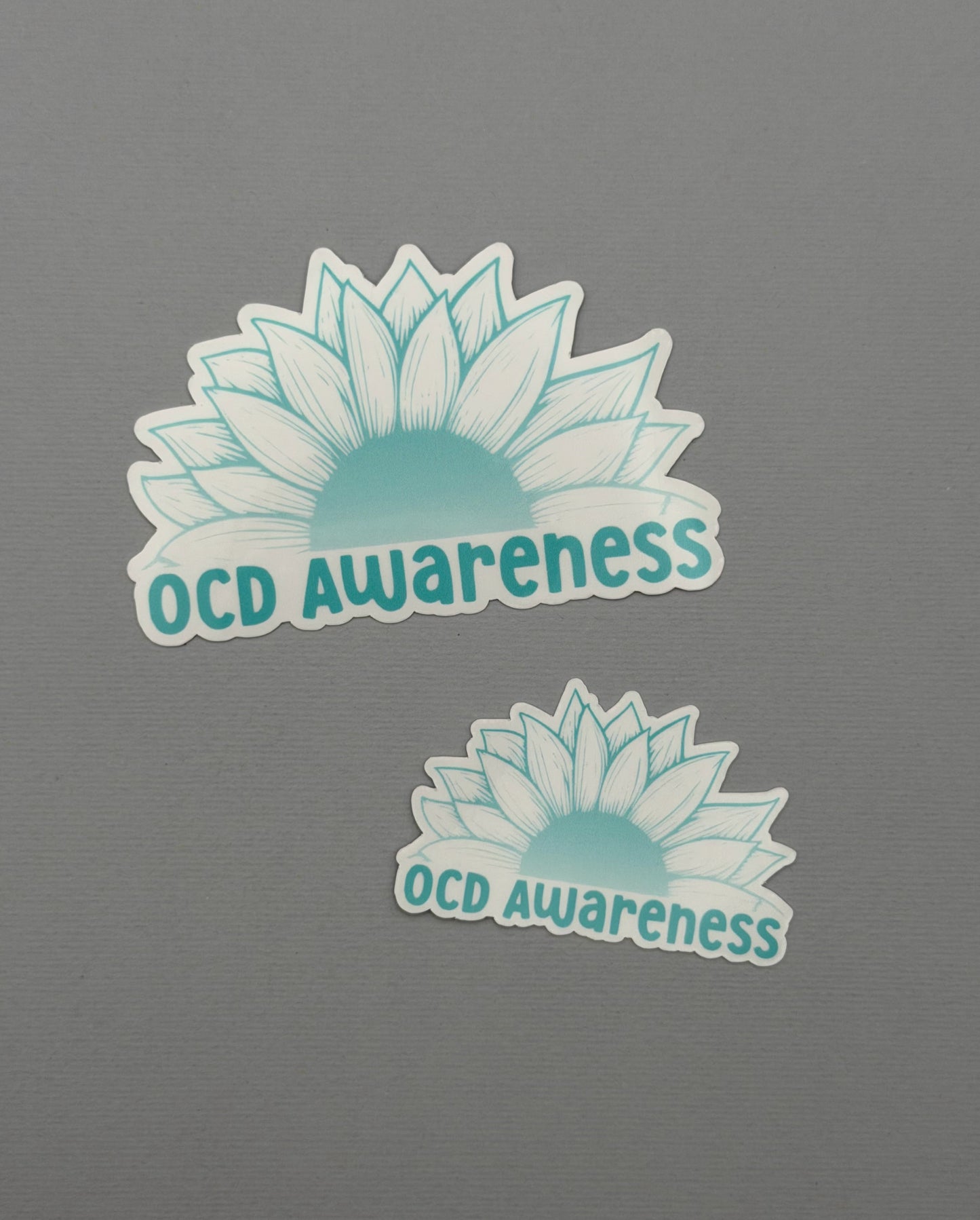 OCD Awareness Sunflower Sticker or Magnet | Obsessive-Compulsive Disorder