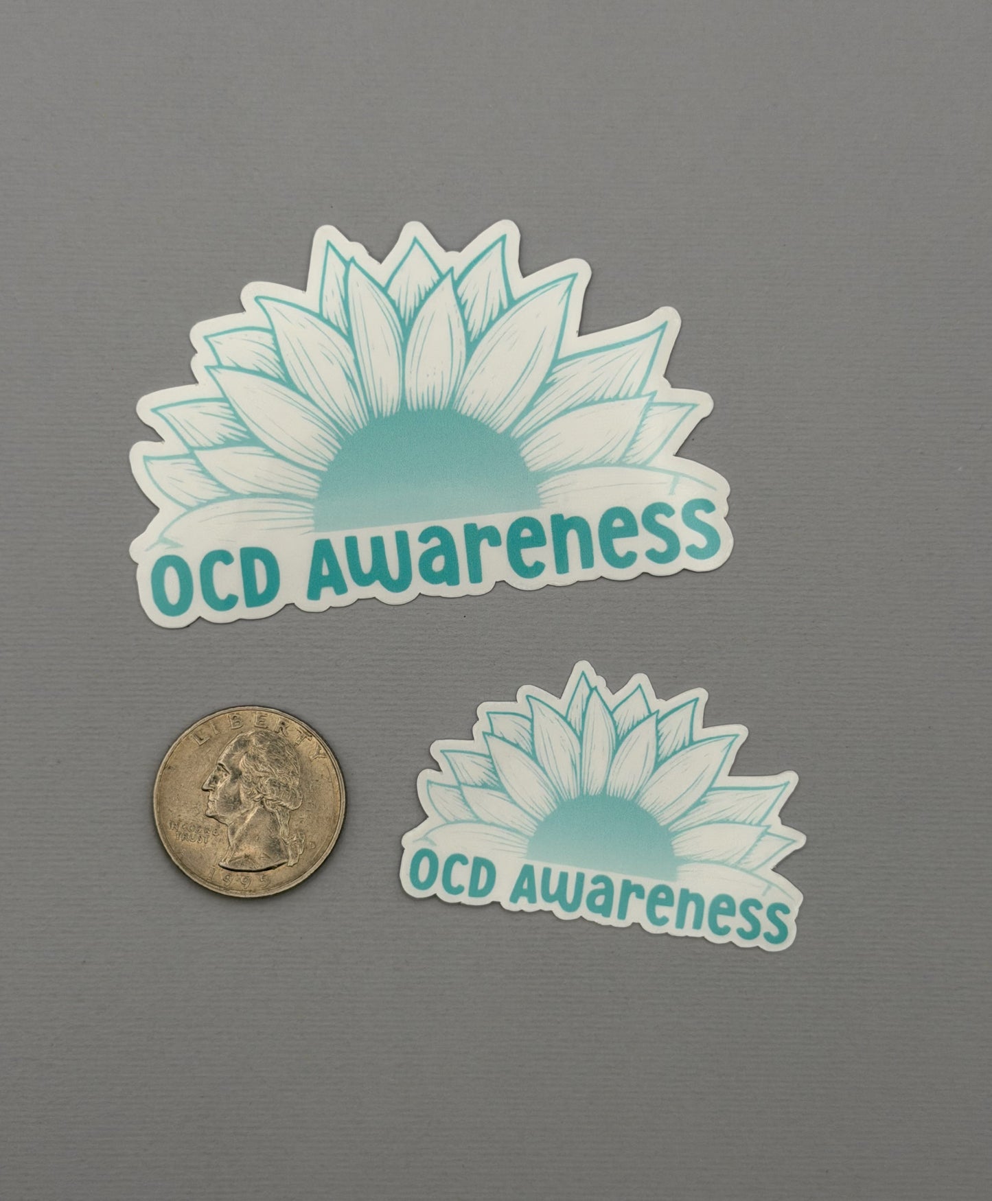 OCD Awareness Sunflower Sticker or Magnet | Obsessive-Compulsive Disorder
