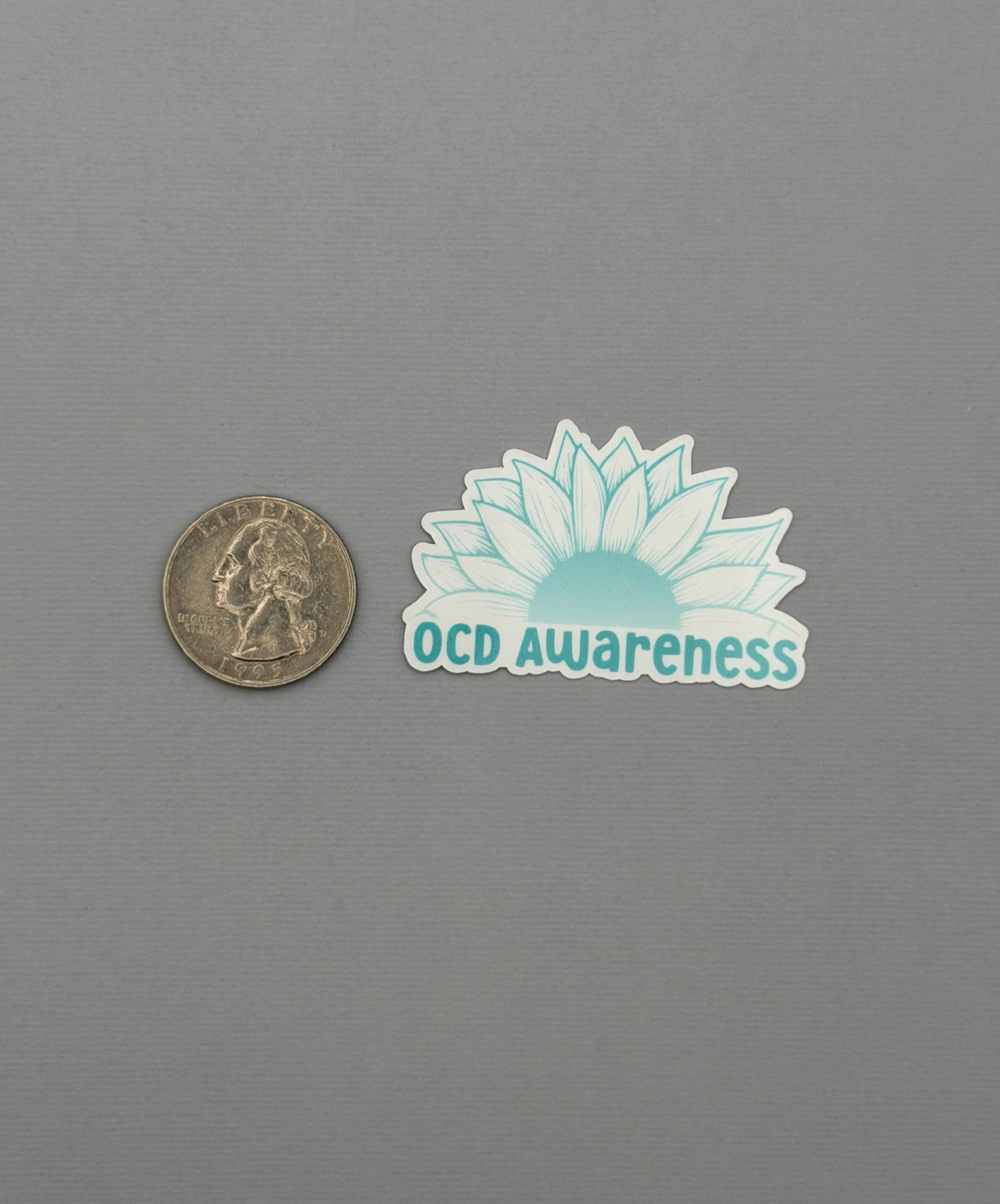 OCD Awareness Sunflower Sticker or Magnet | Obsessive-Compulsive Disorder