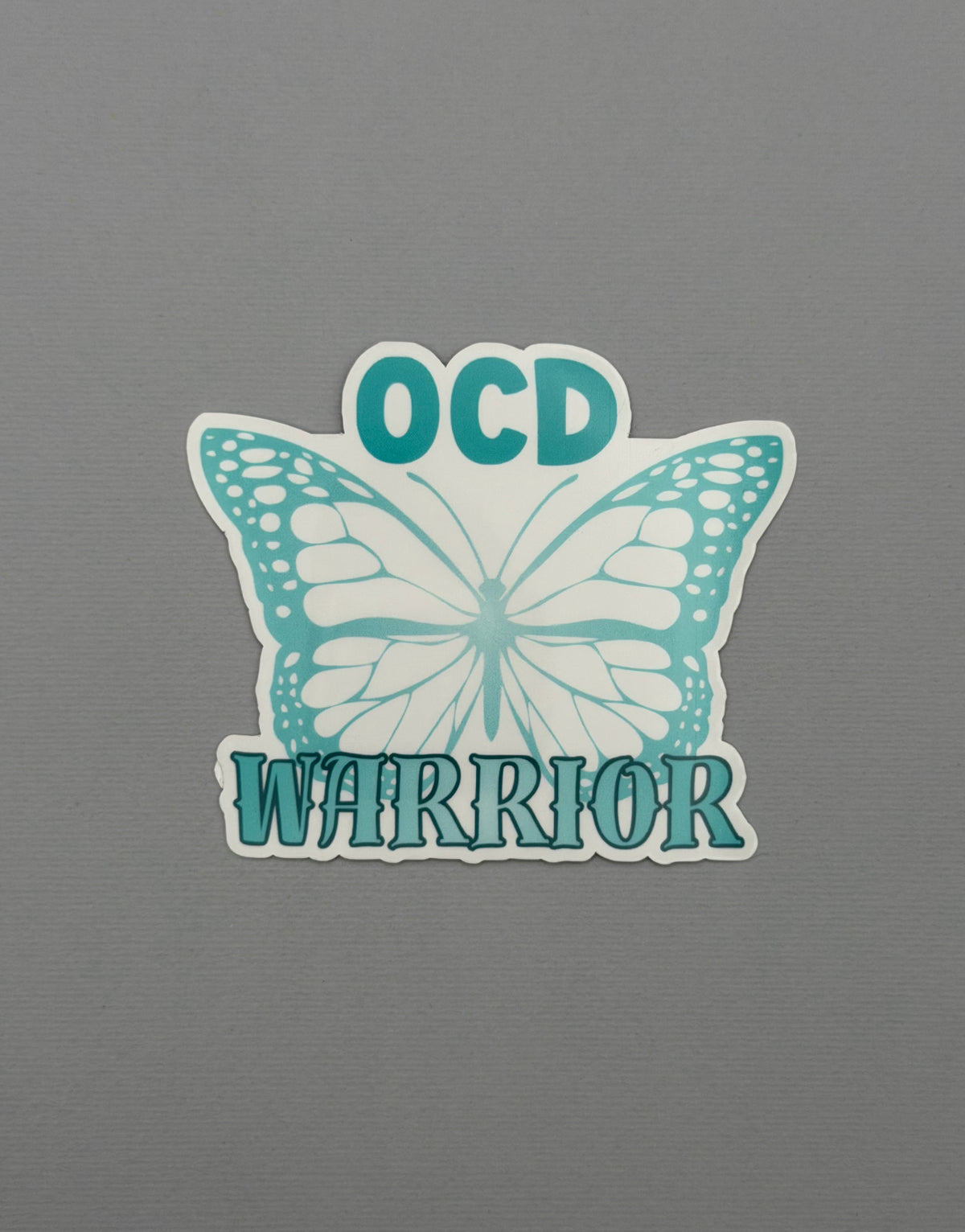 OCD Warrior Butterfly Sticker or Magnet | Obsessive-Compulsive Disorder