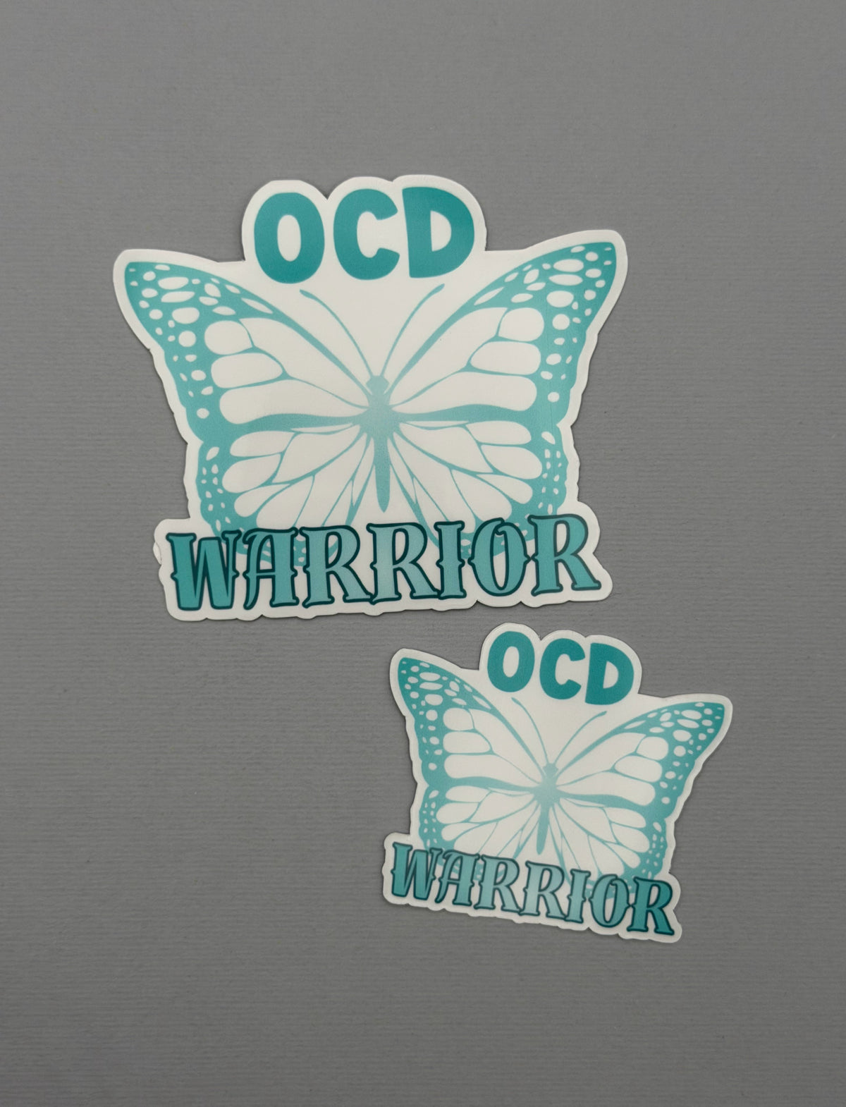 OCD Warrior Butterfly Sticker or Magnet | Obsessive-Compulsive Disorder
