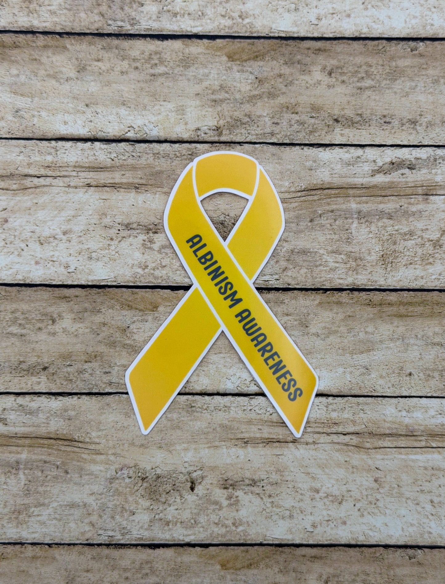 Albinism Awareness Ribbon Sticker or Magnet