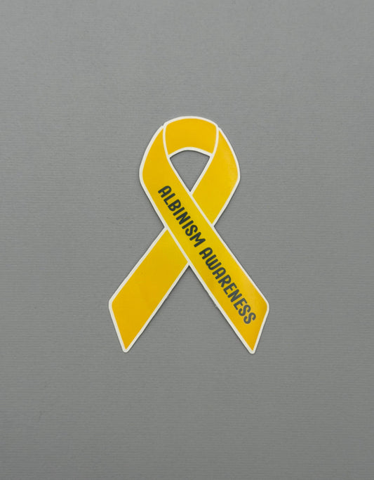 Albinism Awareness Ribbon Sticker or Magnet