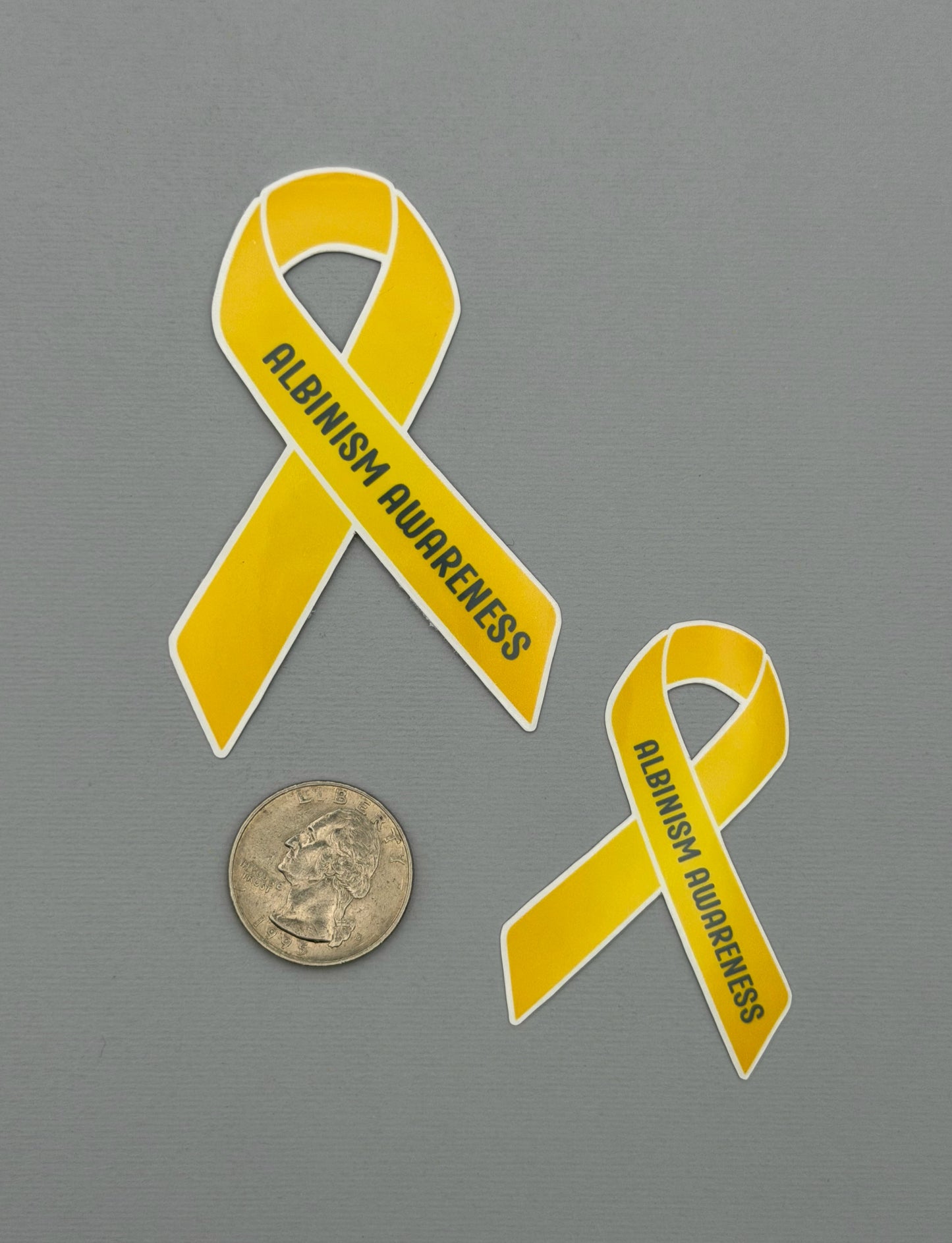 Albinism Awareness Ribbon Sticker or Magnet
