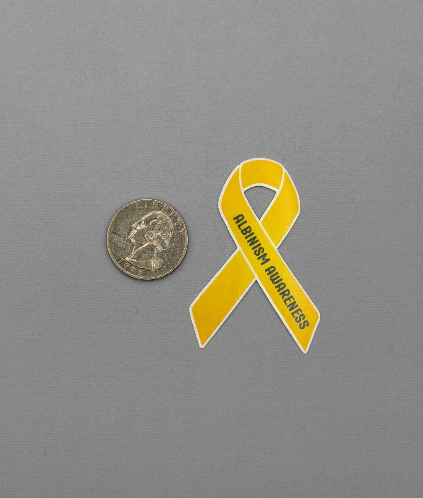 Albinism Awareness Ribbon Sticker or Magnet