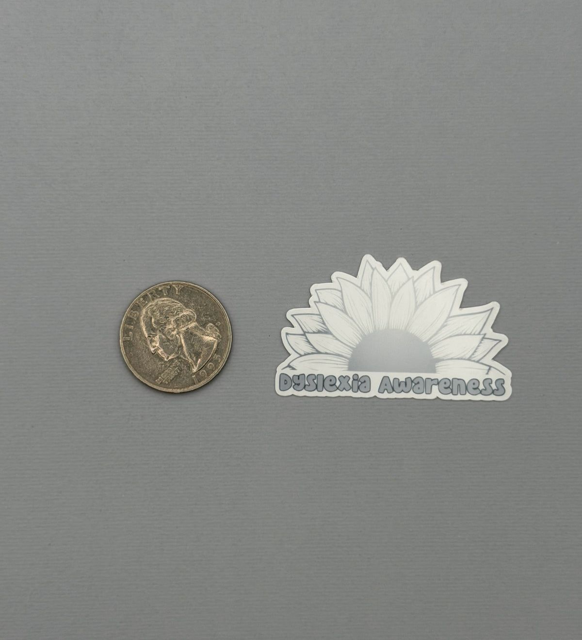 Dyslexia Awareness Sunflower Sticker or Magnet