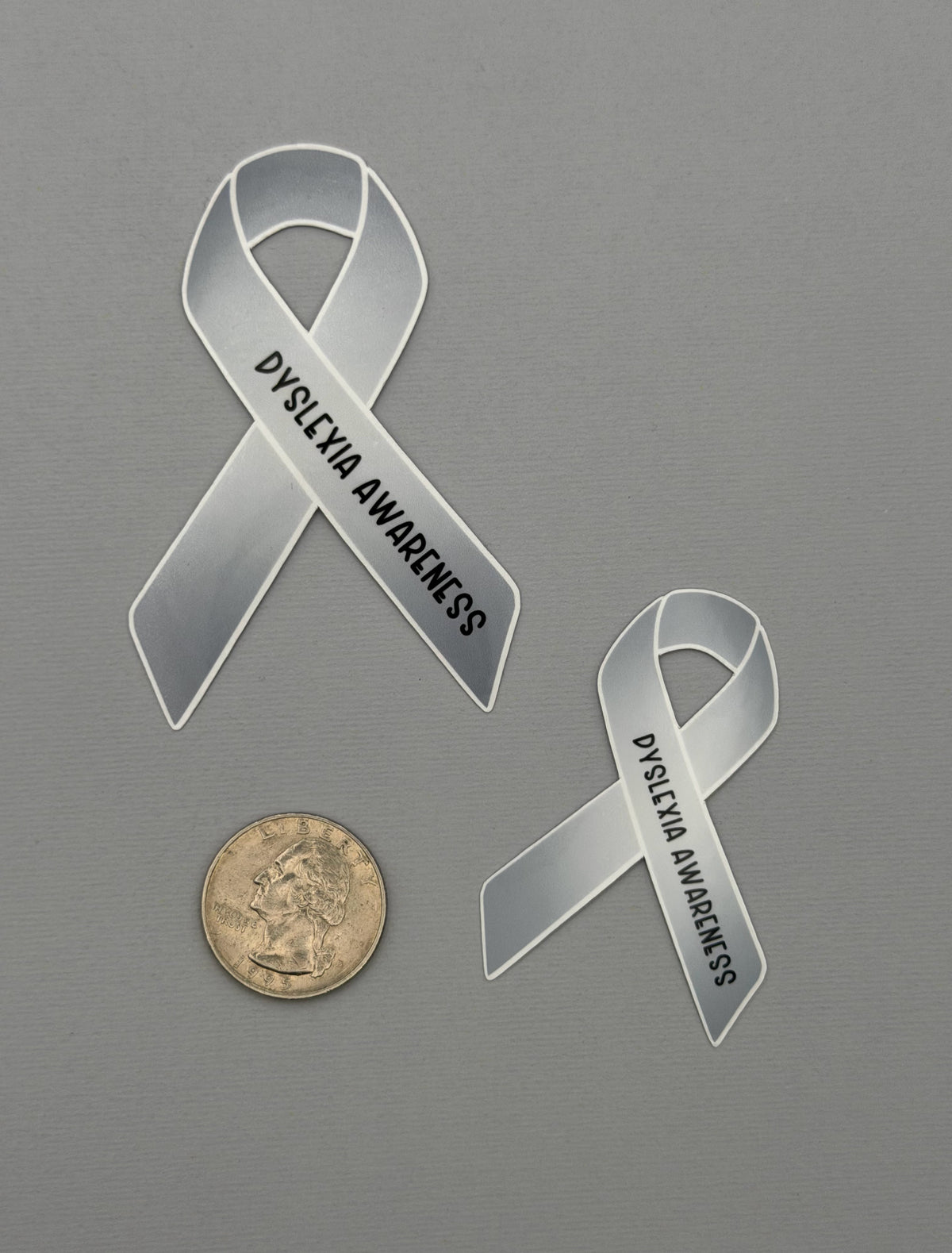 Dyslexia Awareness Ribbon Sticker or Magnet
