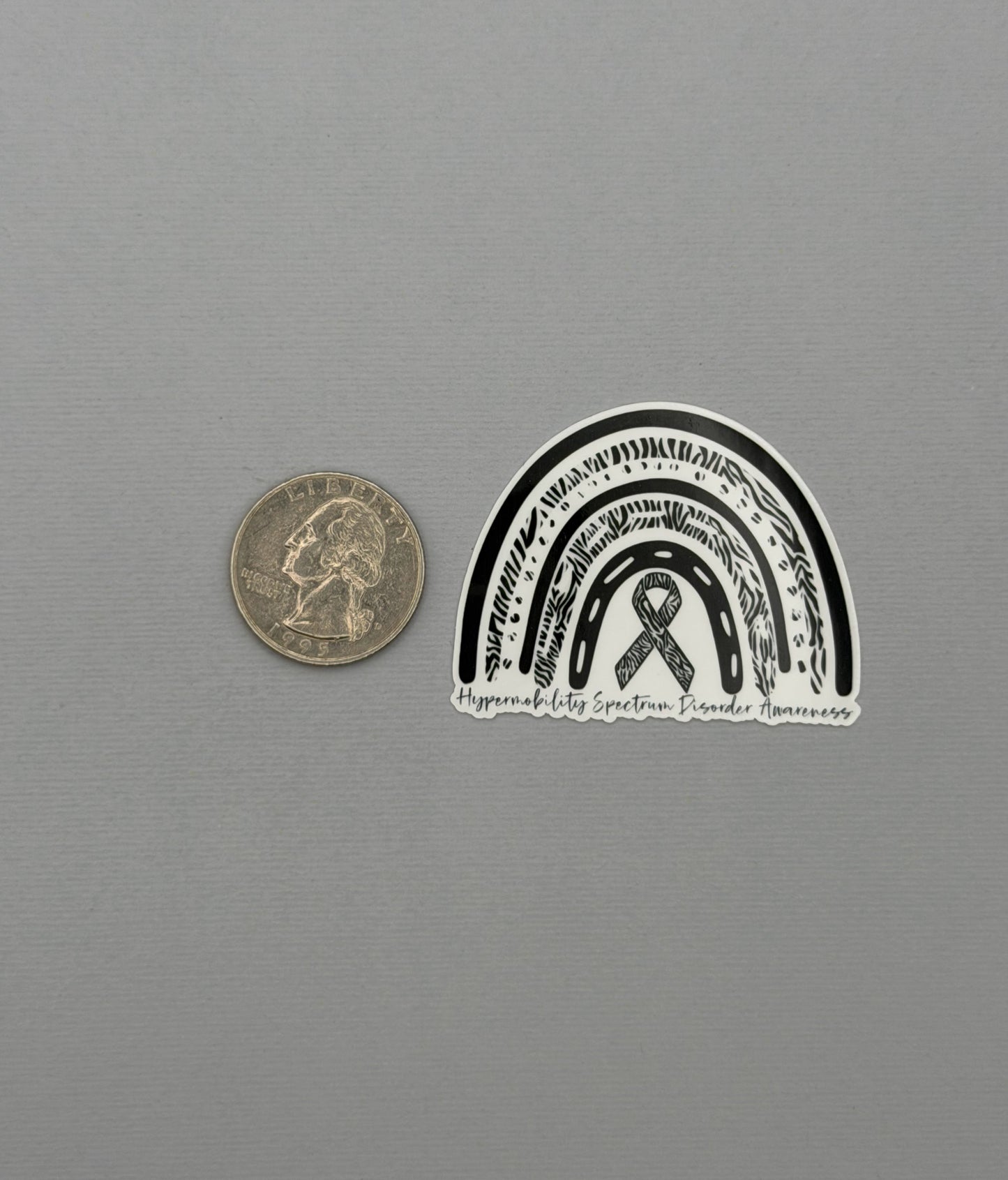 Hypermobility Spectrum Disorder Awareness Rainbow Sticker or Magnet | HSD