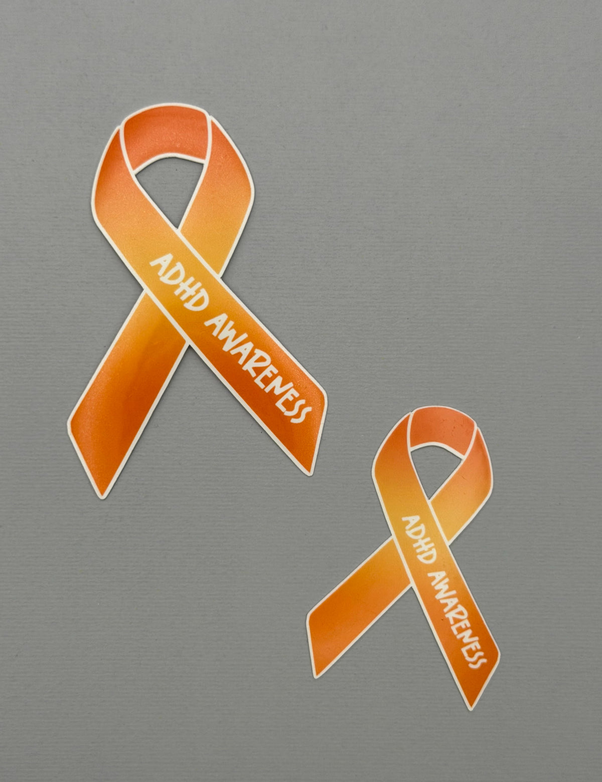 ADHD Awareness Ribbon Sticker or Magnet