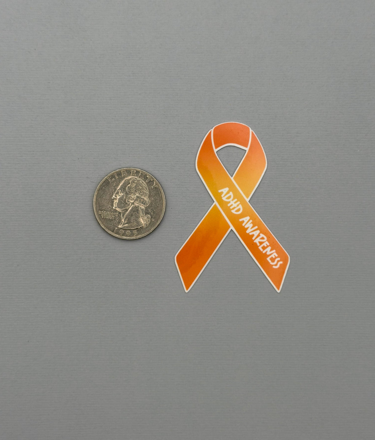 ADHD Awareness Ribbon Sticker or Magnet