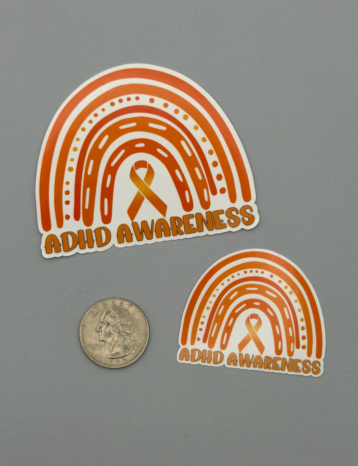 ADHD Awareness Rainbow Sticker or Magnet