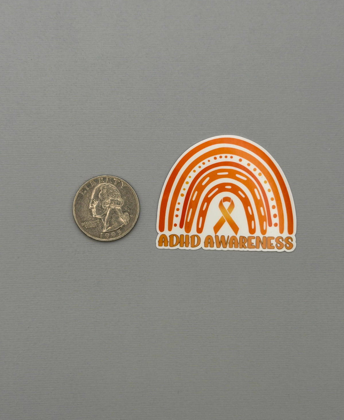 ADHD Awareness Rainbow Sticker or Magnet