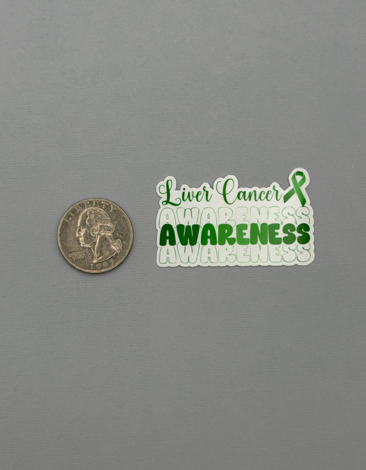 Liver Cancer Awareness Sticker or Magnet