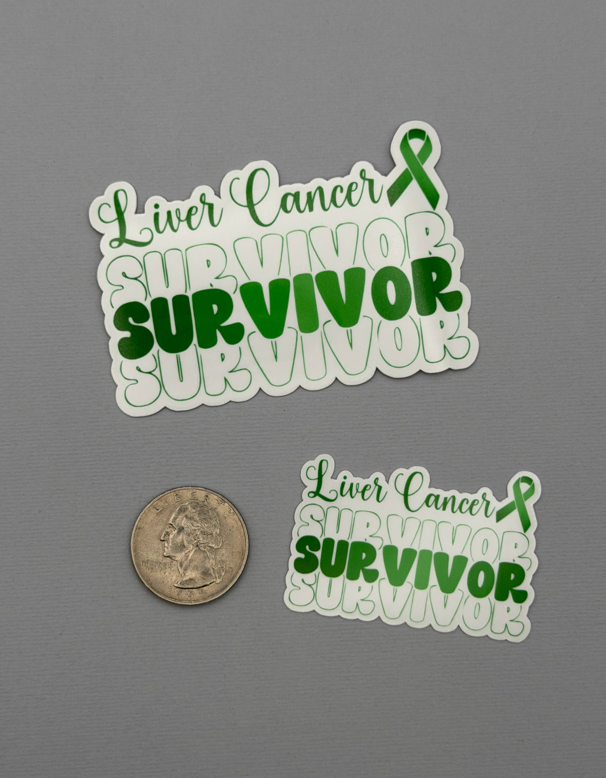 Liver Cancer Survivor Sticker or Magnet