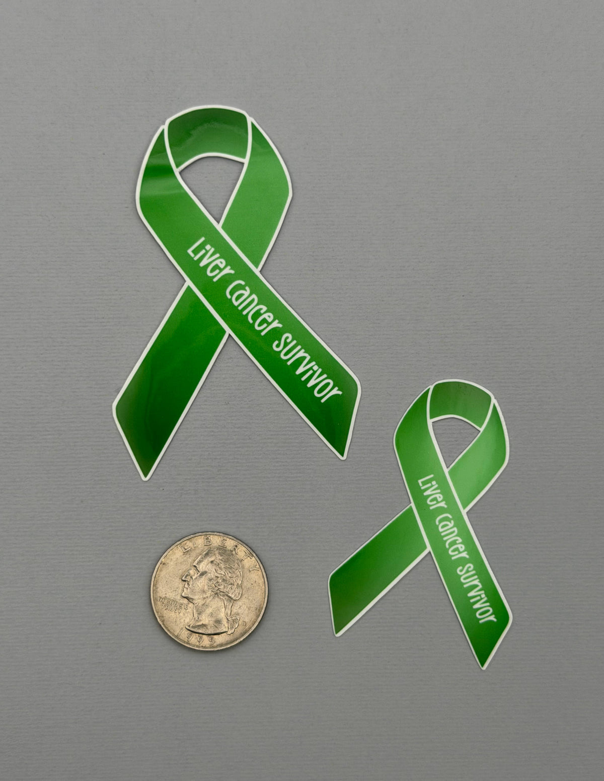 Liver Cancer Survivor Ribbon Sticker or Magnet