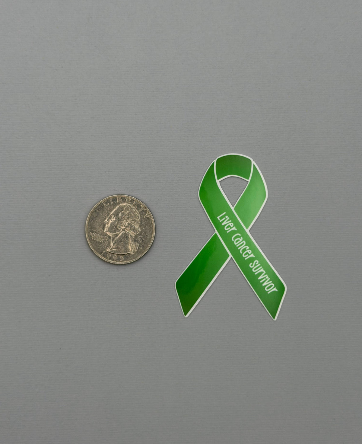 Liver Cancer Survivor Ribbon Sticker or Magnet