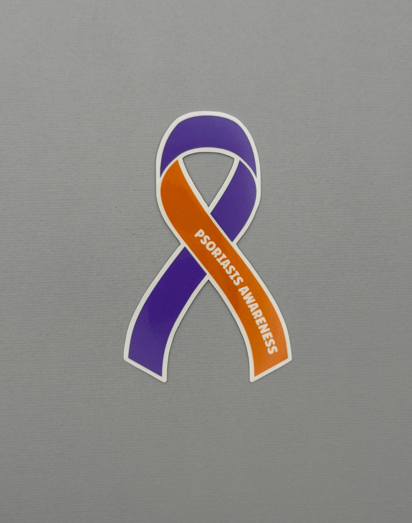 Psoriasis Awareness Ribbon Sticker or Magnet