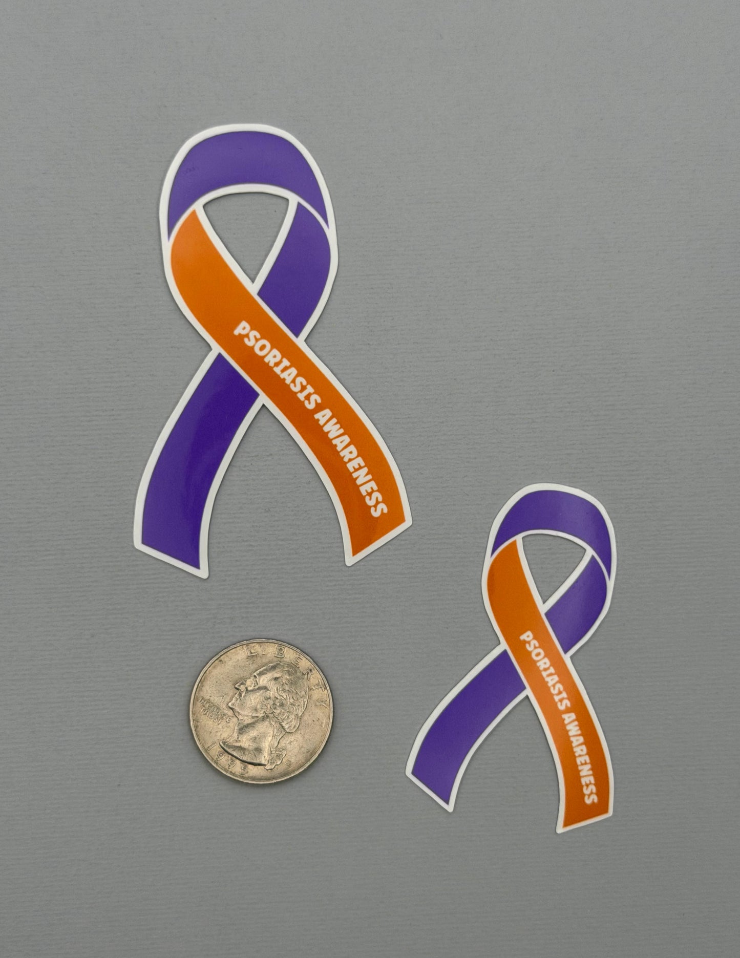 Psoriasis Awareness Ribbon Sticker or Magnet