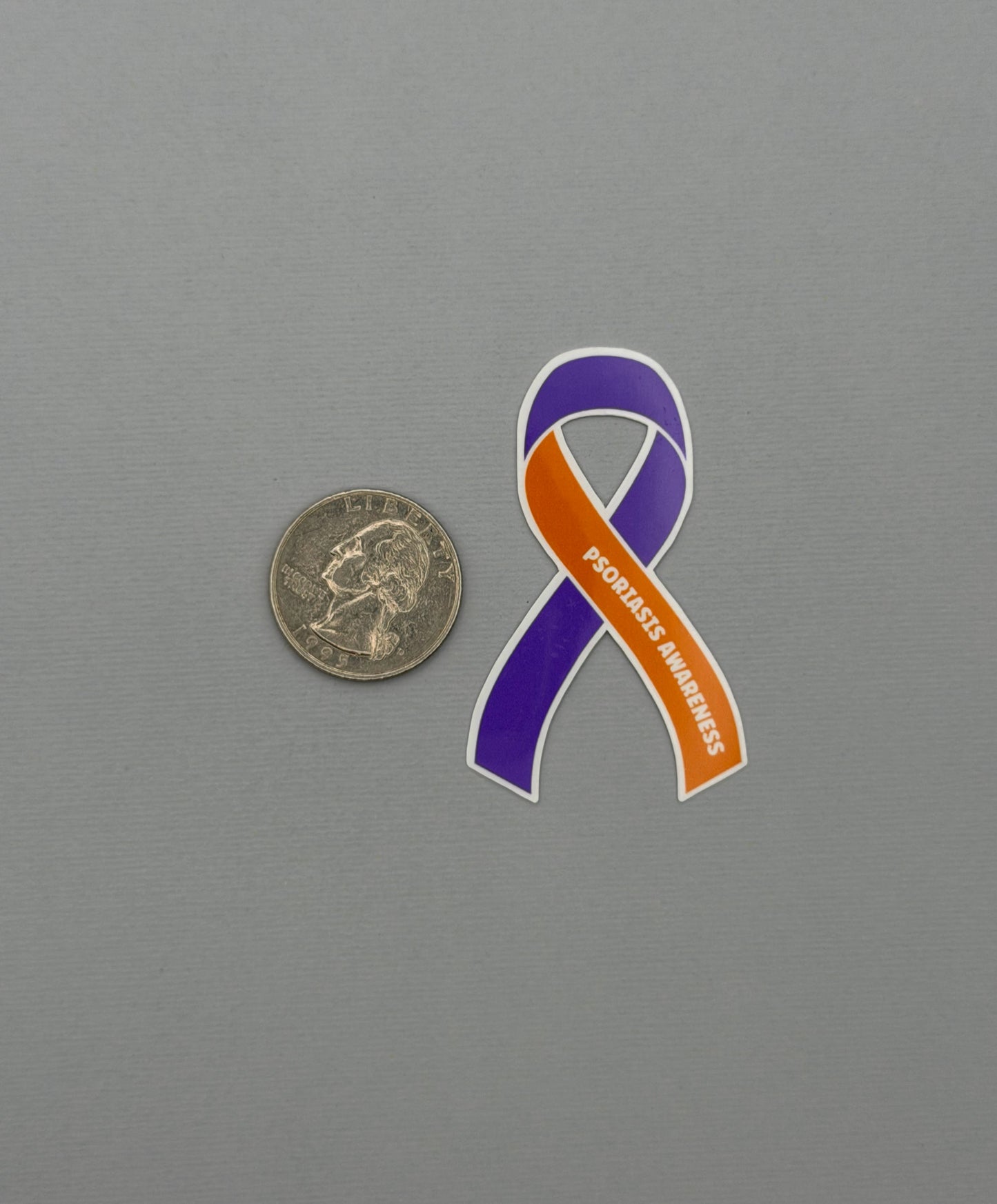 Psoriasis Awareness Ribbon Sticker or Magnet