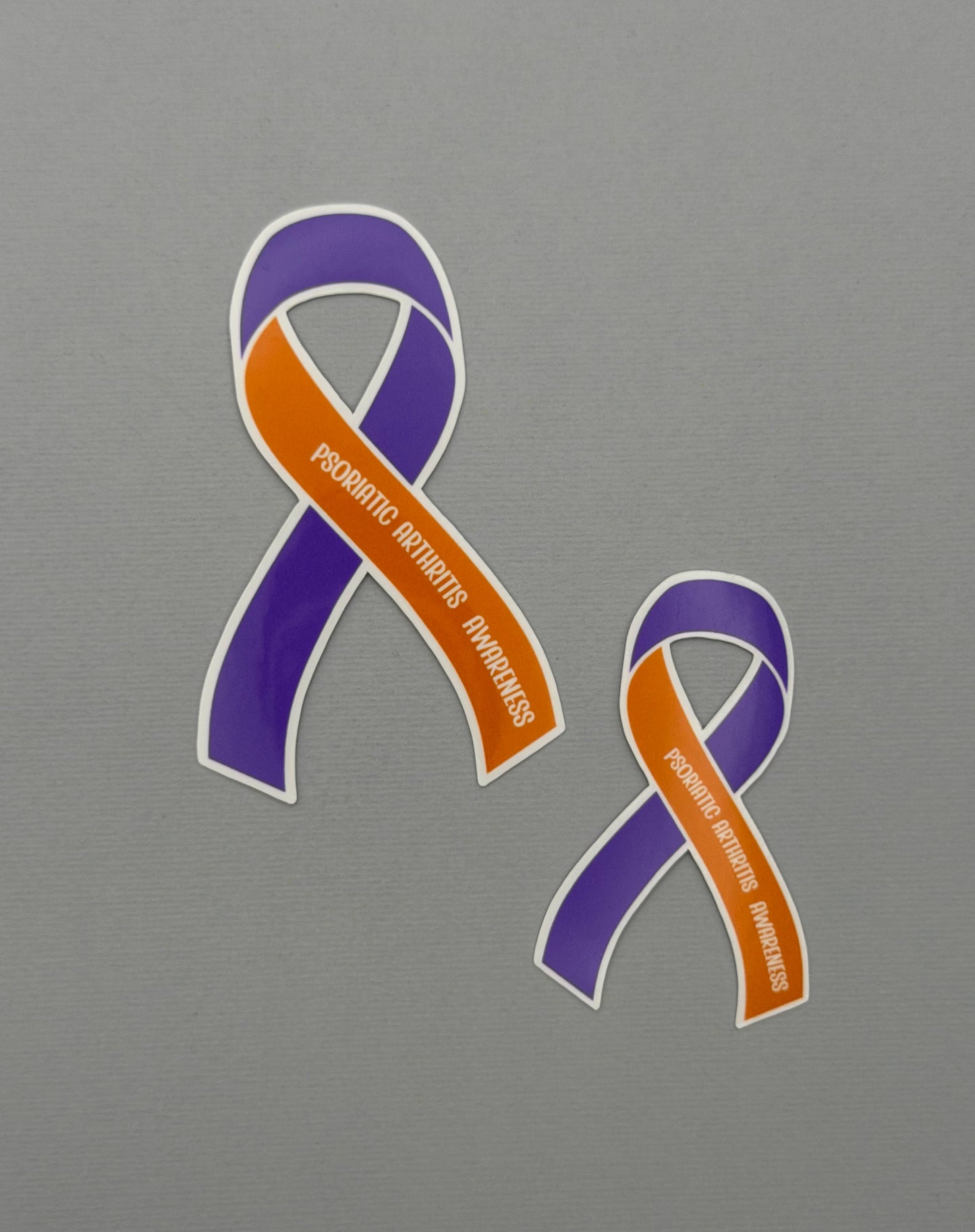 Psoriatic Arthritis Awareness Ribbon Sticker or Magnet