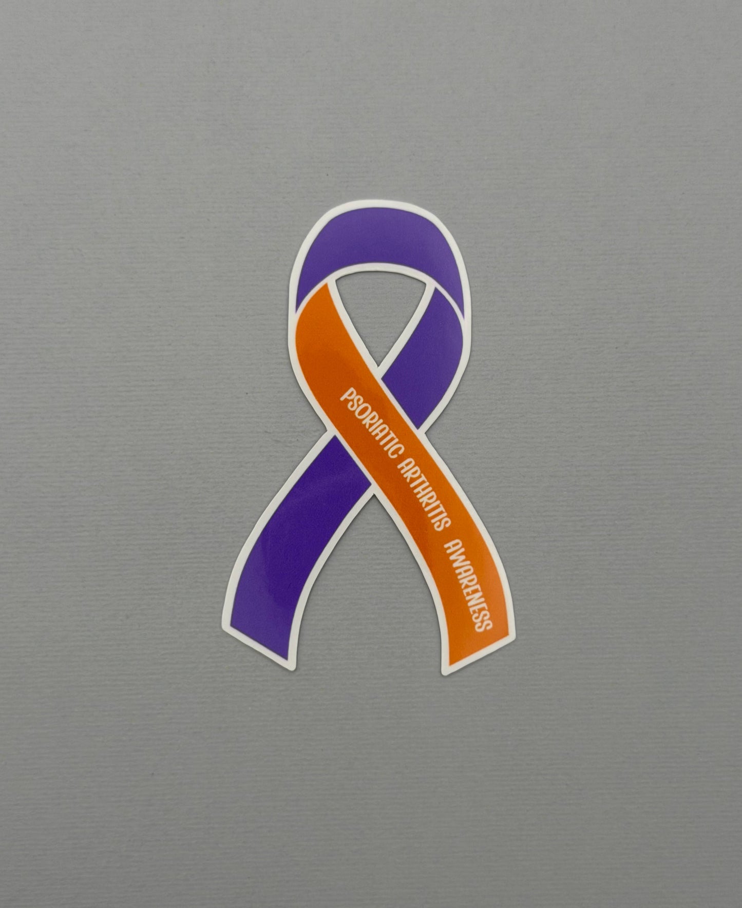 Psoriatic Arthritis Awareness Ribbon Sticker or Magnet