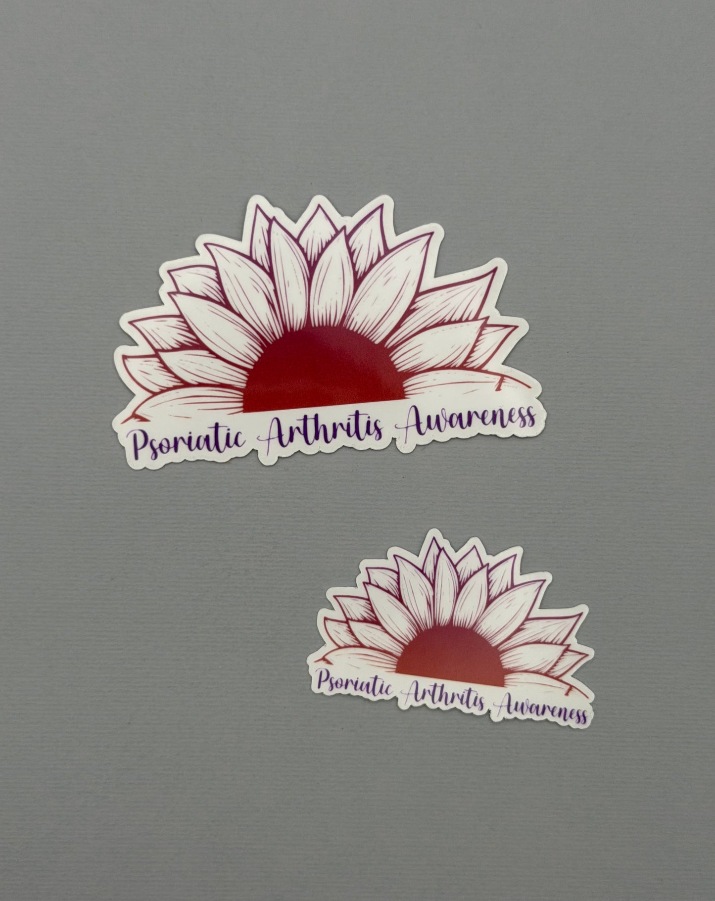 Psoriatic Arthritis Awareness Sunflower Sticker or Magnet