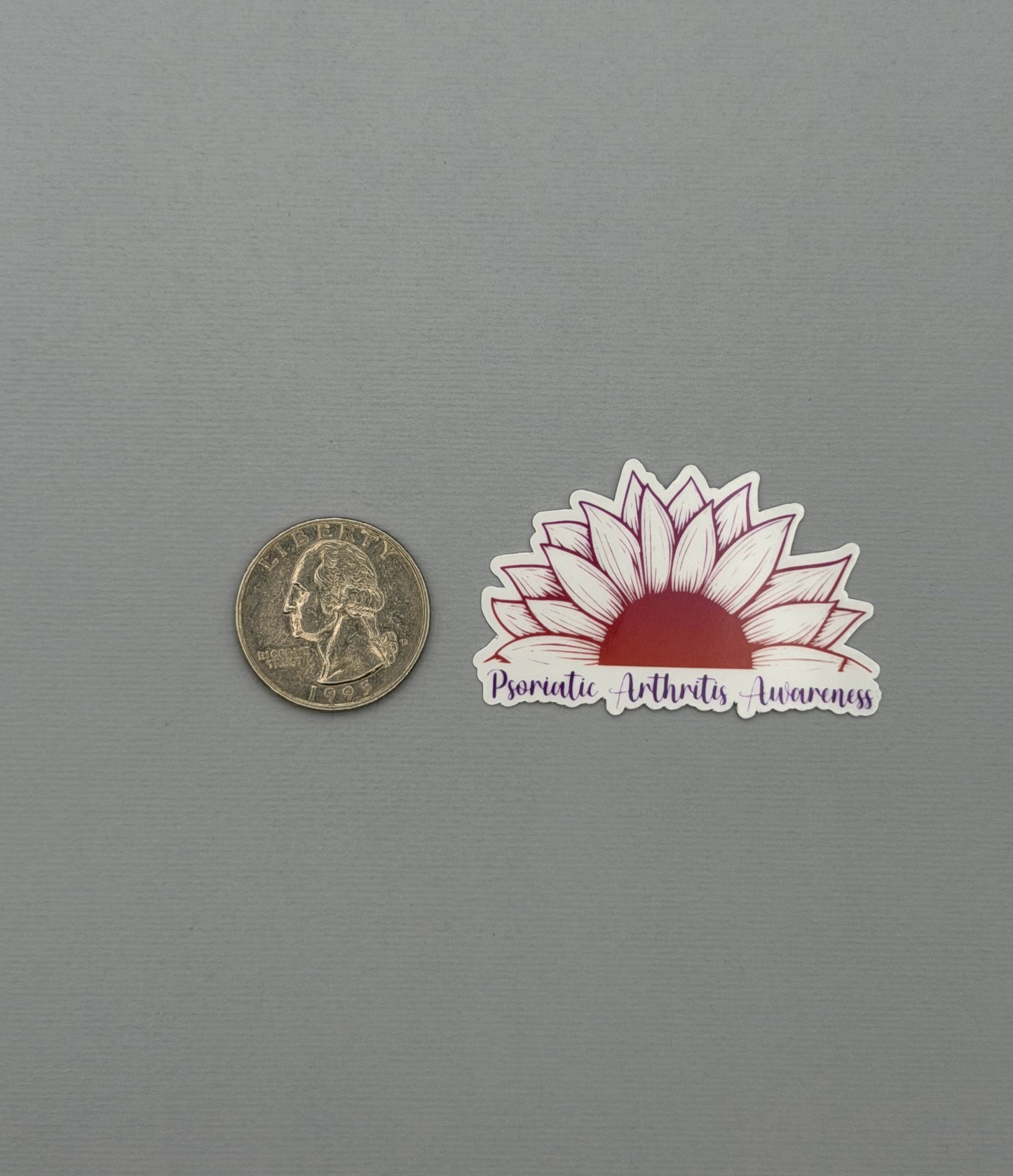 Psoriatic Arthritis Awareness Sunflower Sticker or Magnet