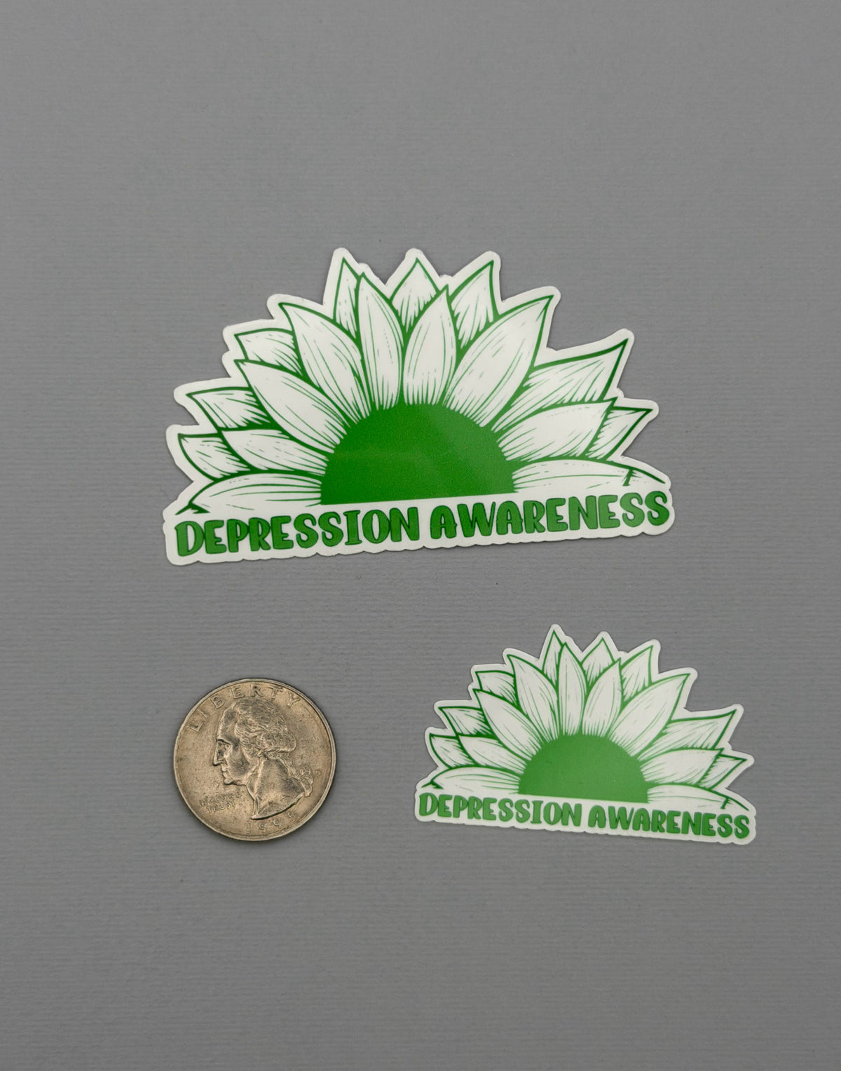Depression Awareness Sunflower Sticker or Magnet