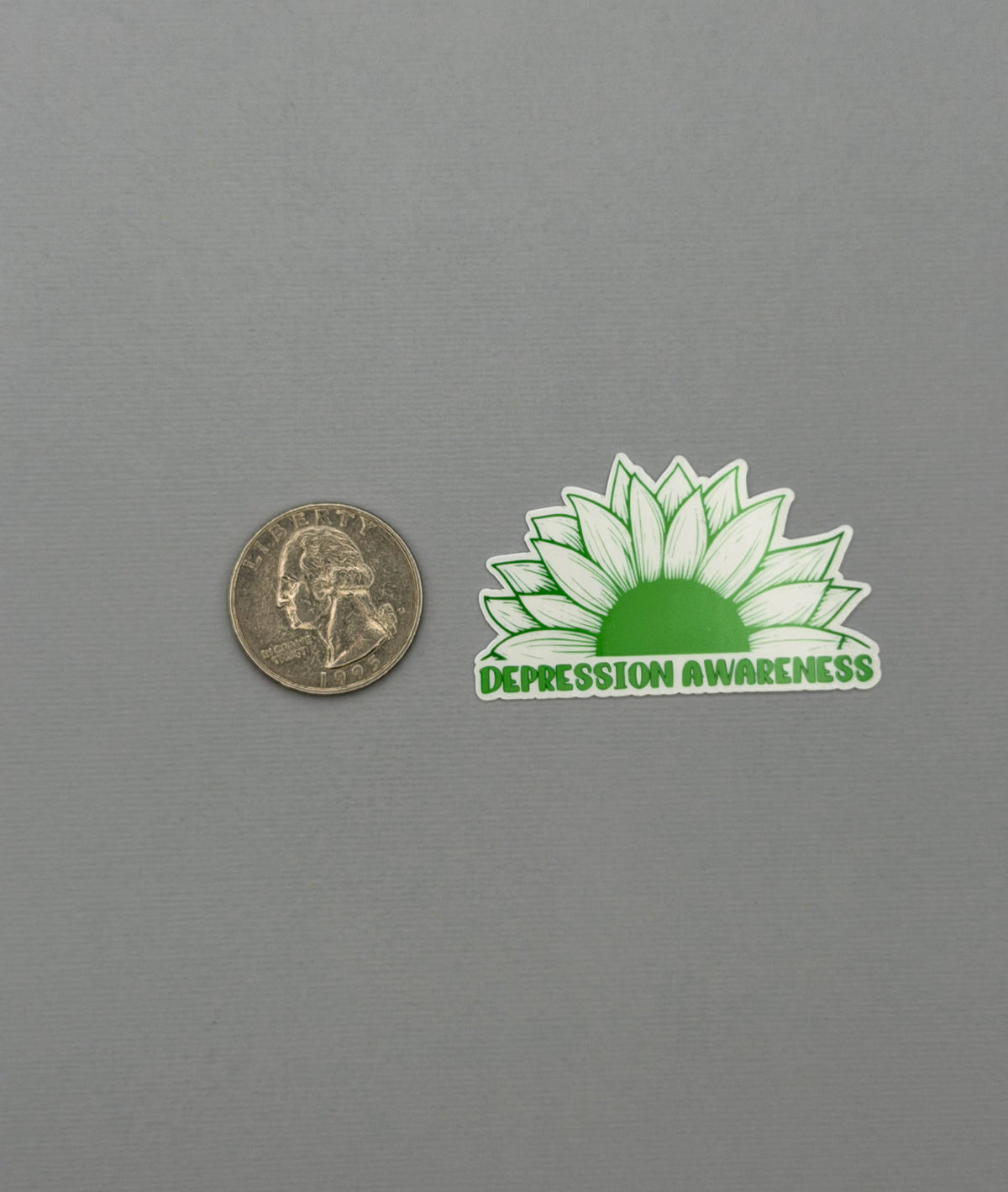Depression Awareness Sunflower Sticker or Magnet