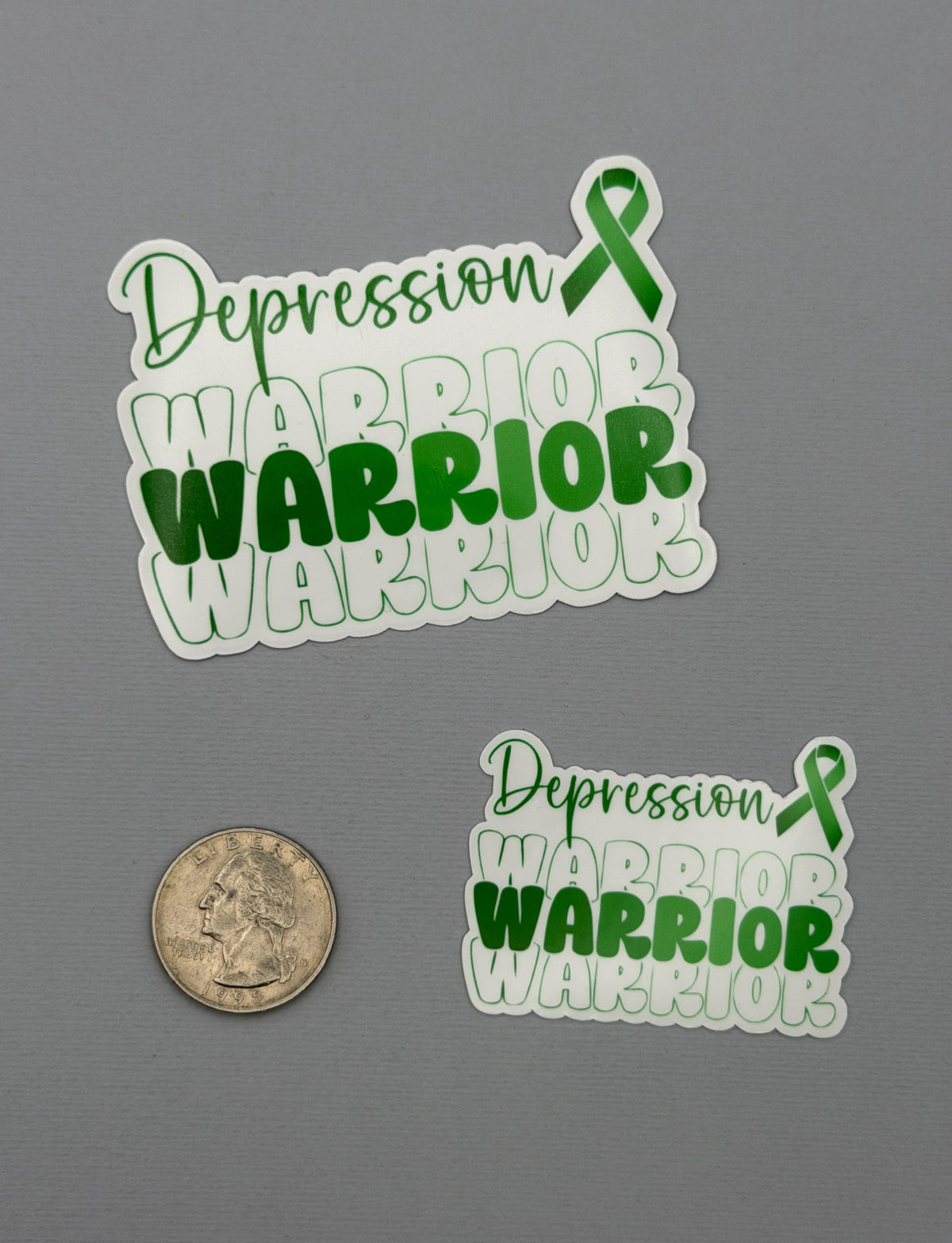 Depression Warrior Sticker or Magnet