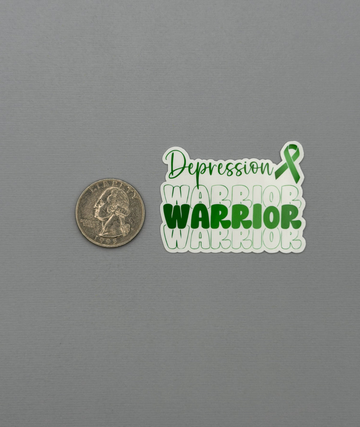 Depression Warrior Sticker or Magnet