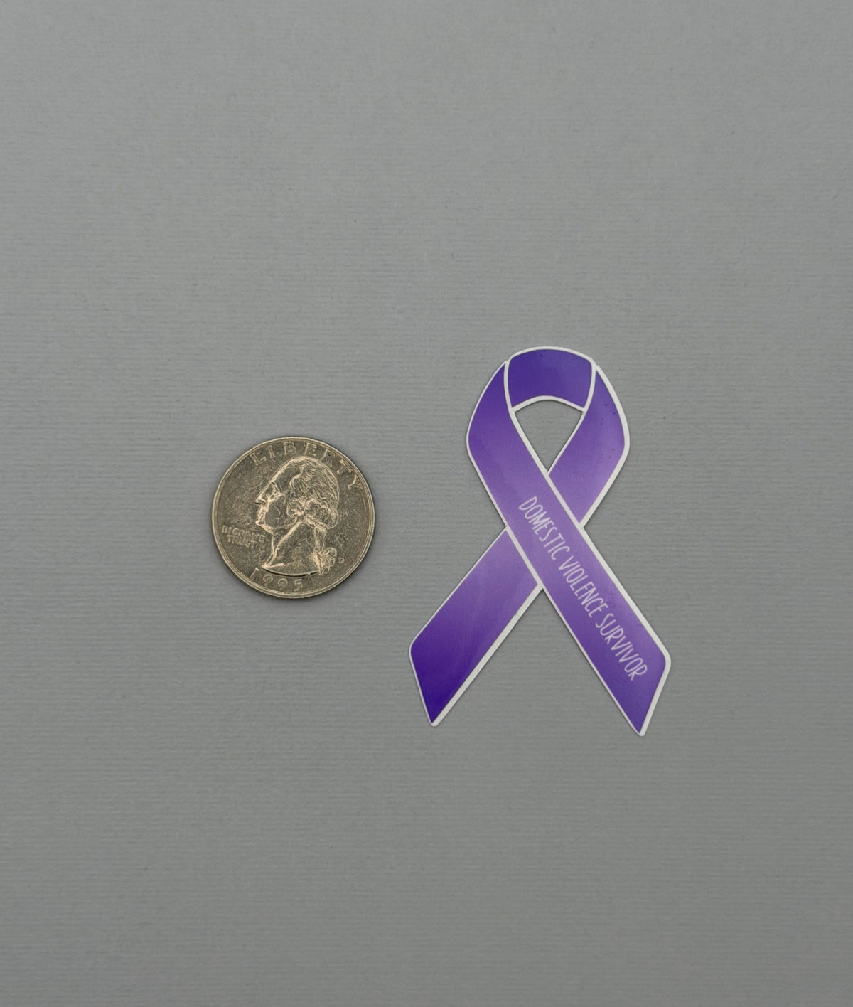 Domestic Violence Survivor Ribbon Sticker or Magnet