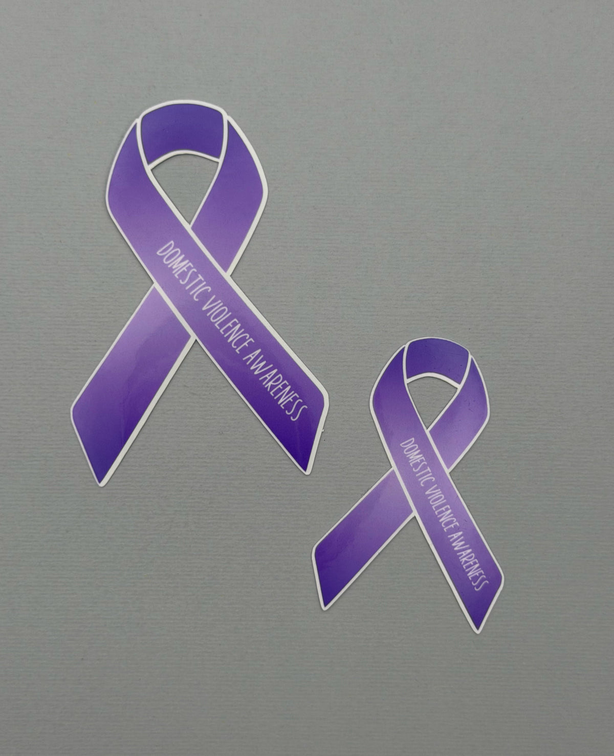 Domestic Violence Awareness Ribbon Sticker or Magnet