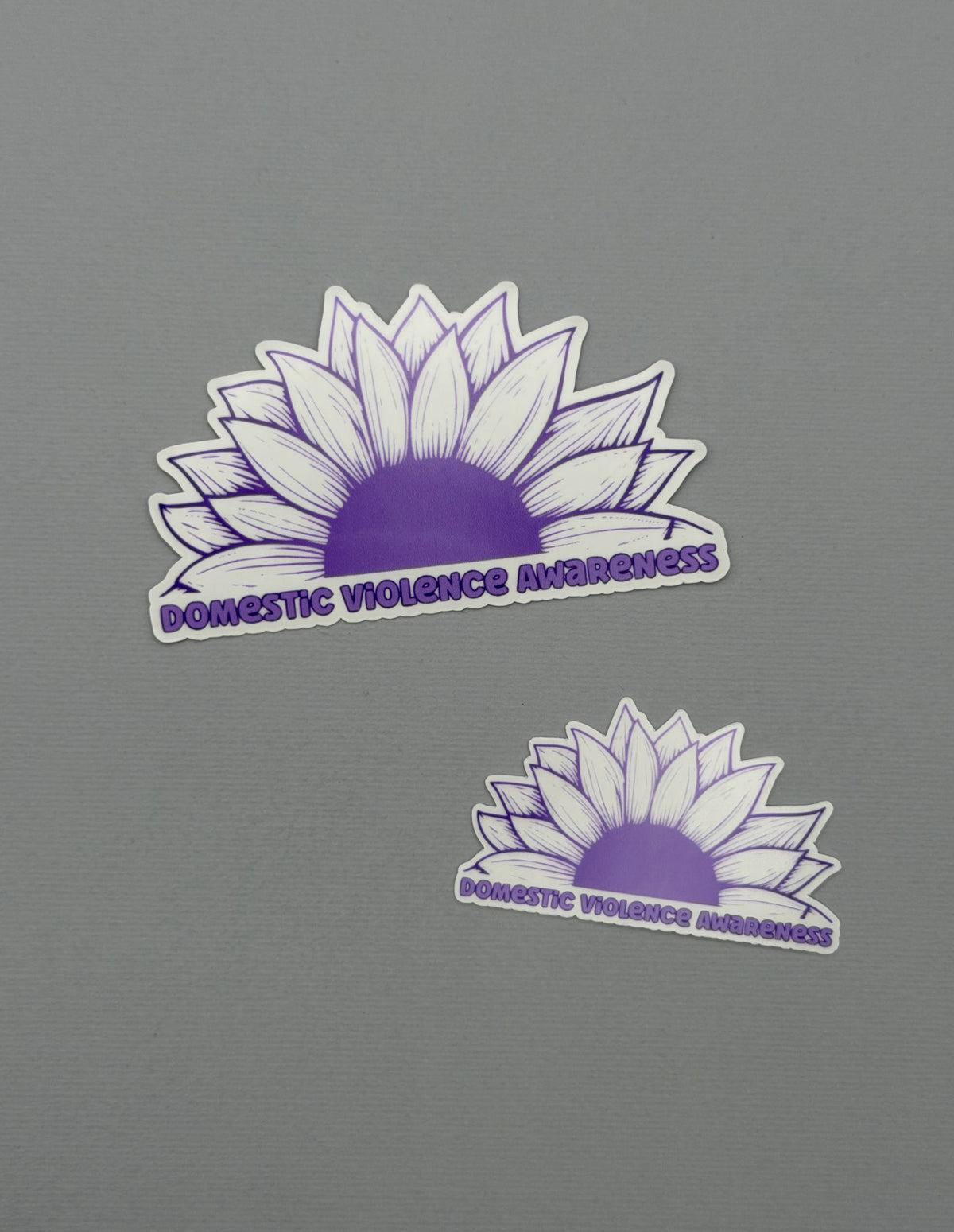 Domestic Violence Awareness Sunflower Sticker or Magnet