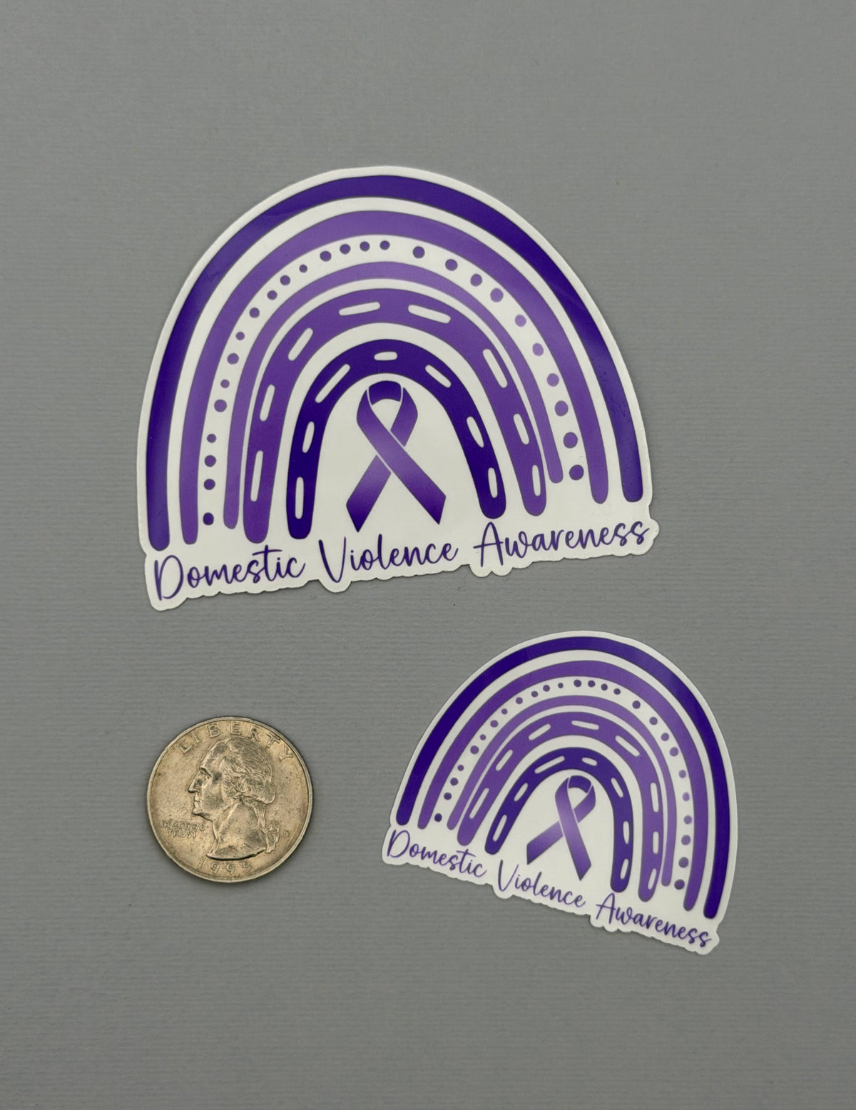 Domestic Violence Awareness Rainbow Sticker or Magnet