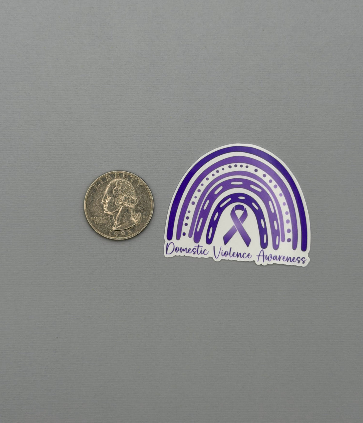 Domestic Violence Awareness Rainbow Sticker or Magnet