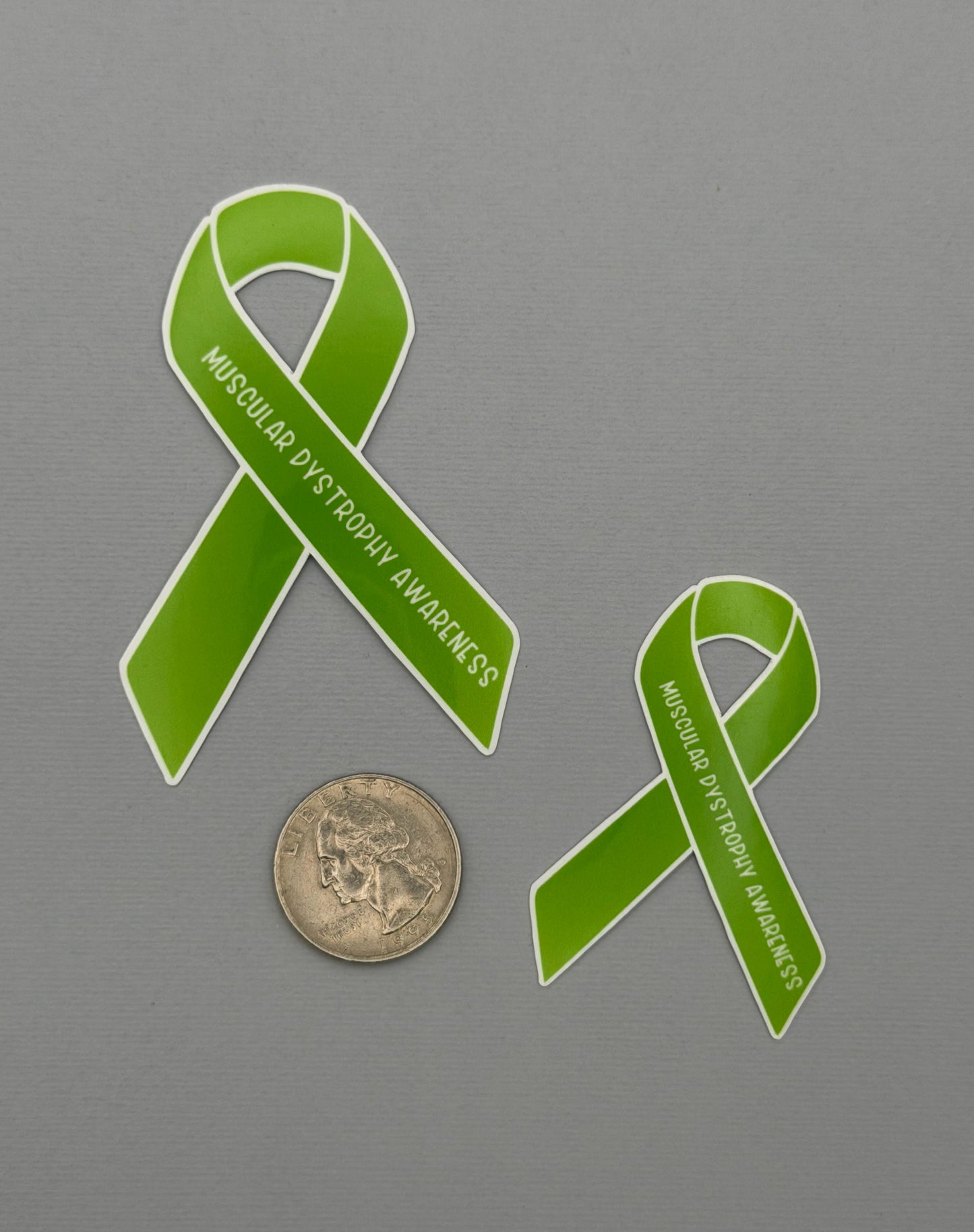 Muscular Dystrophy Awareness Ribbon Sticker or Magnet