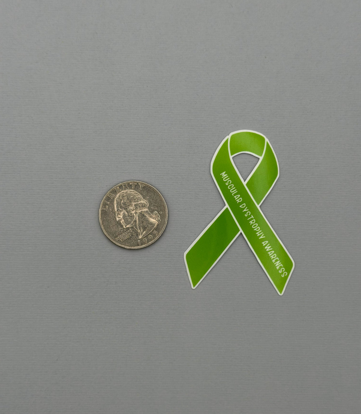 Muscular Dystrophy Awareness Ribbon Sticker or Magnet